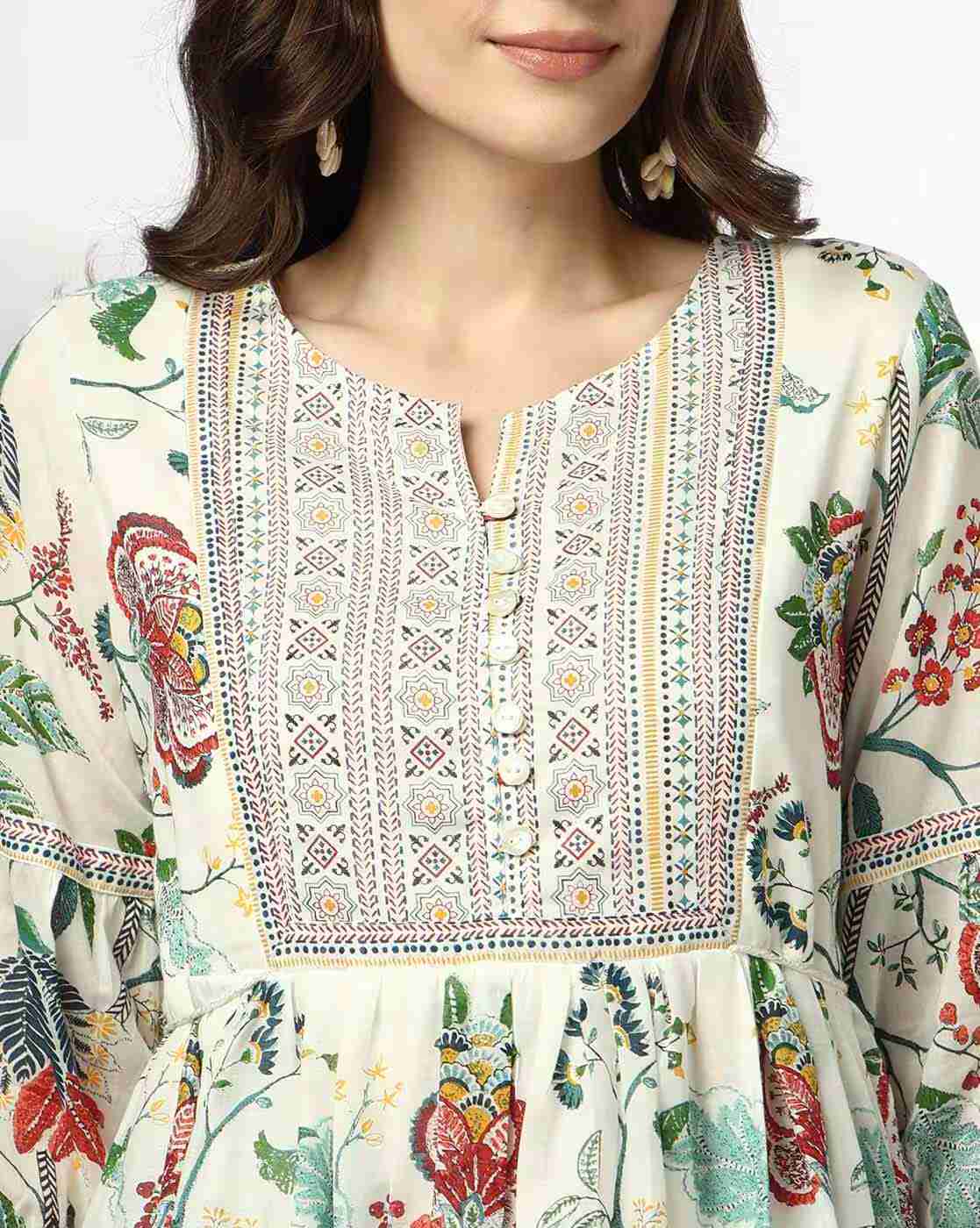 FUSION | Women Floral Print Fit & Flare Dress|3