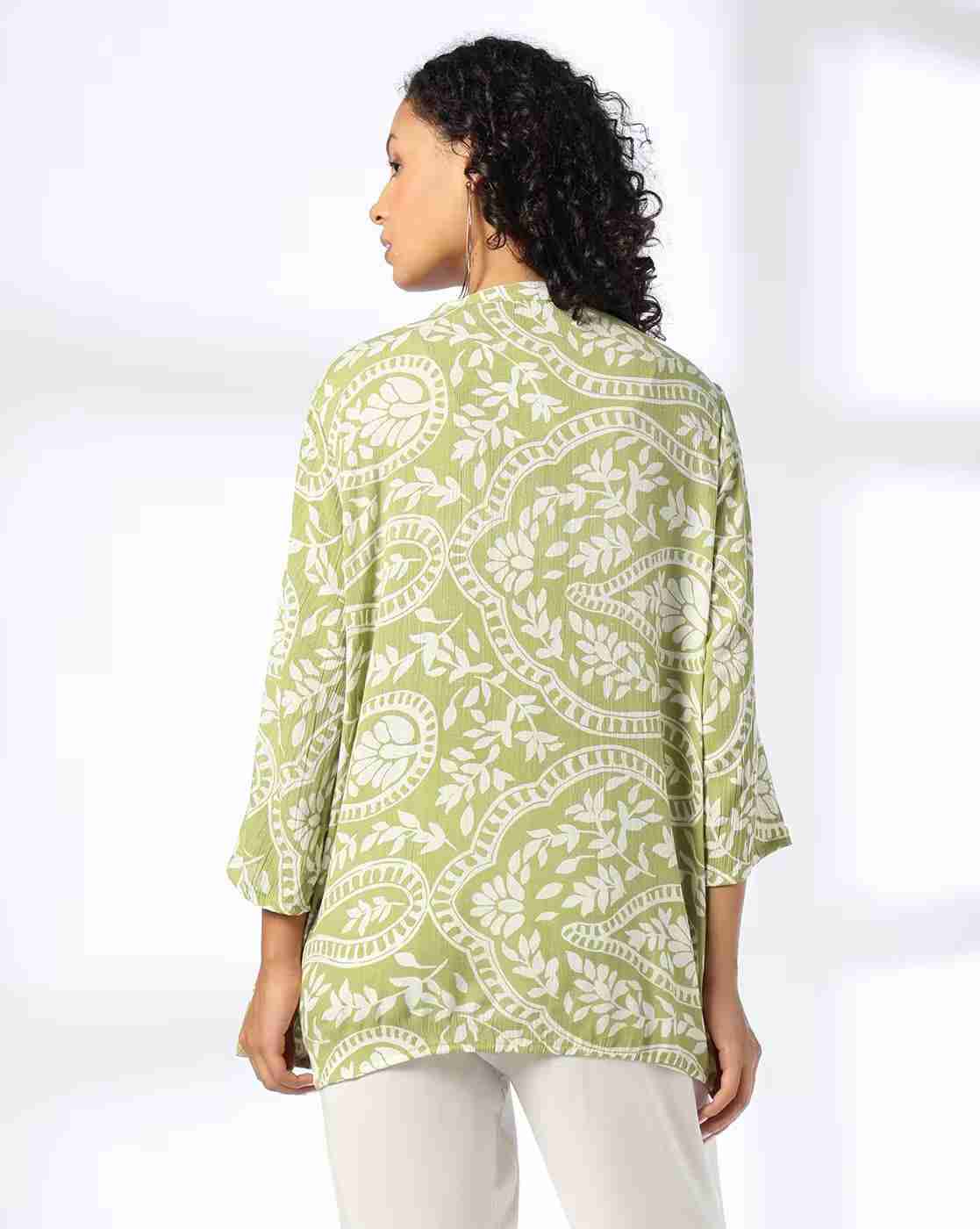 FUSION | Women Floral Print Straight Kurti|2