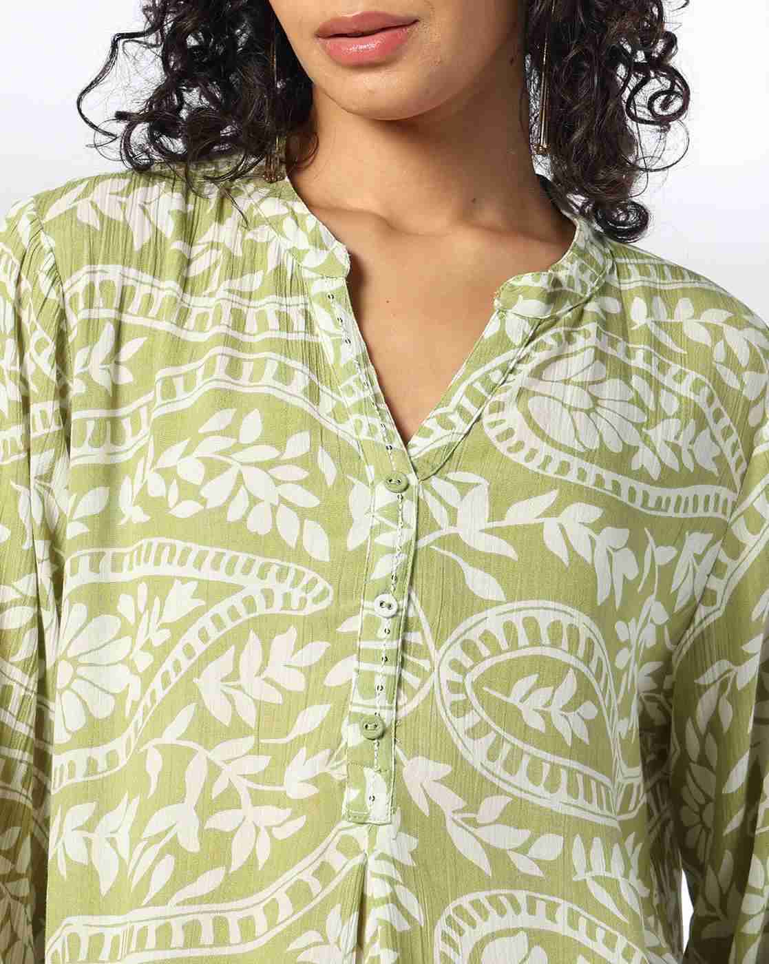 FUSION | Women Floral Print Straight Kurti|3