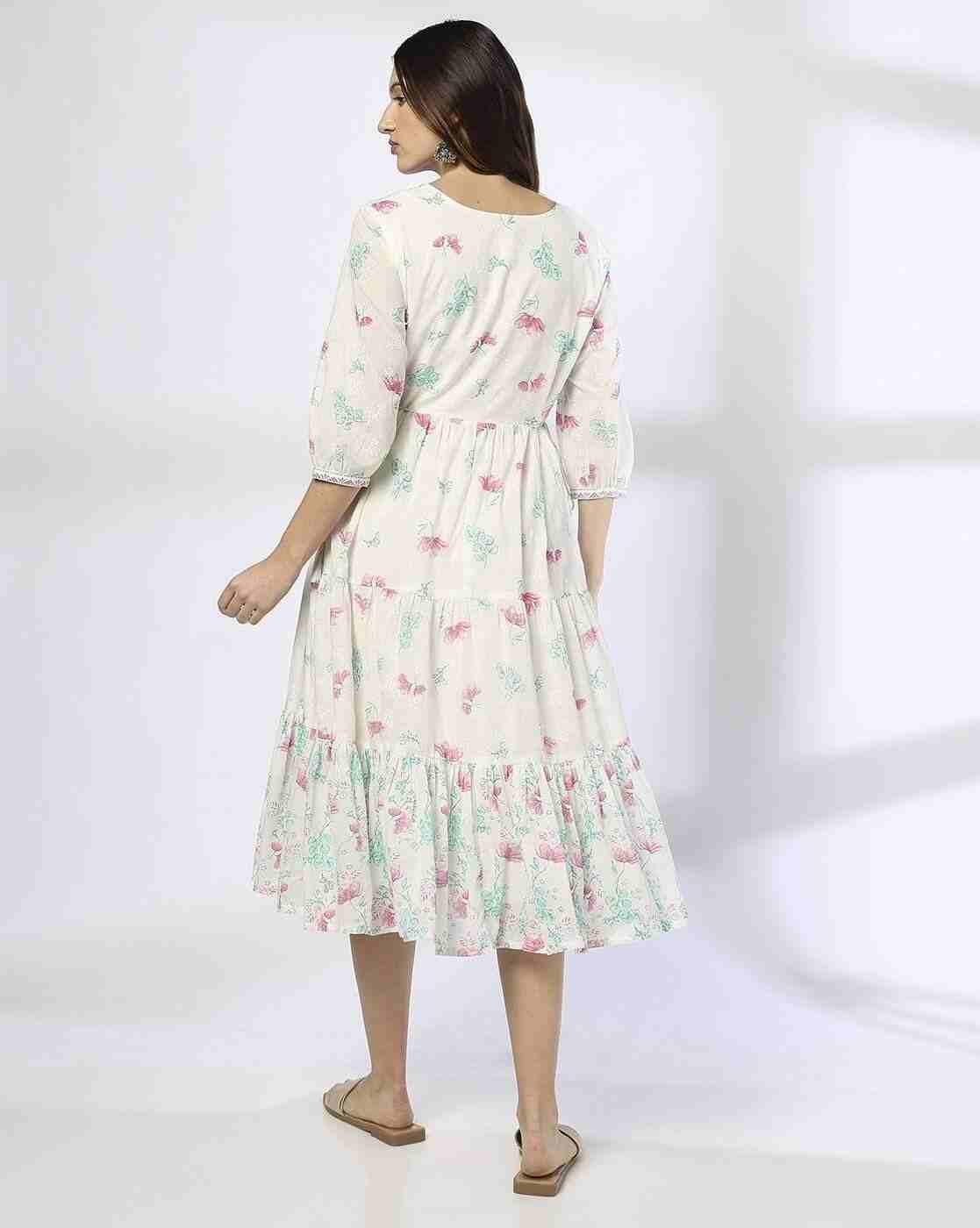 FUSION | Women Floral Print Fit & Flare Dress|2