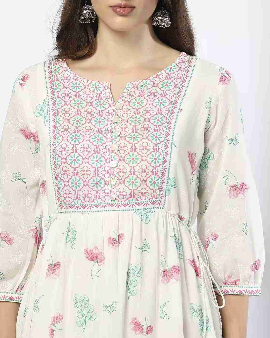 FUSION | Women Floral Print Fit & Flare Dress|3