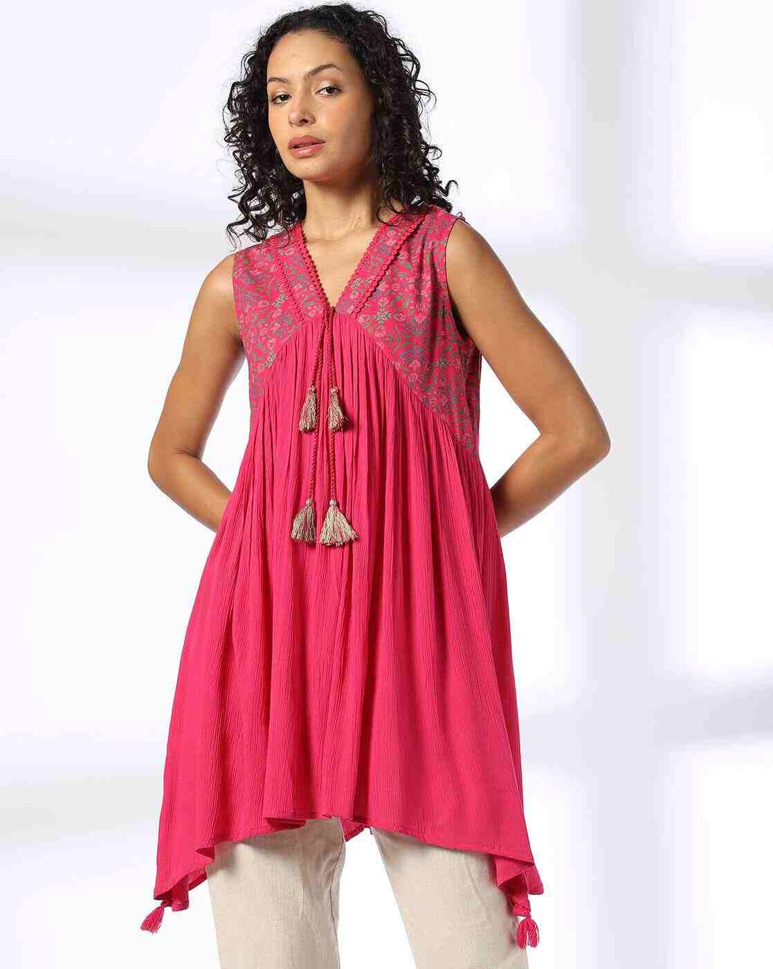 FUSION | Women Floral Print Relaxed Fit Tunic|3