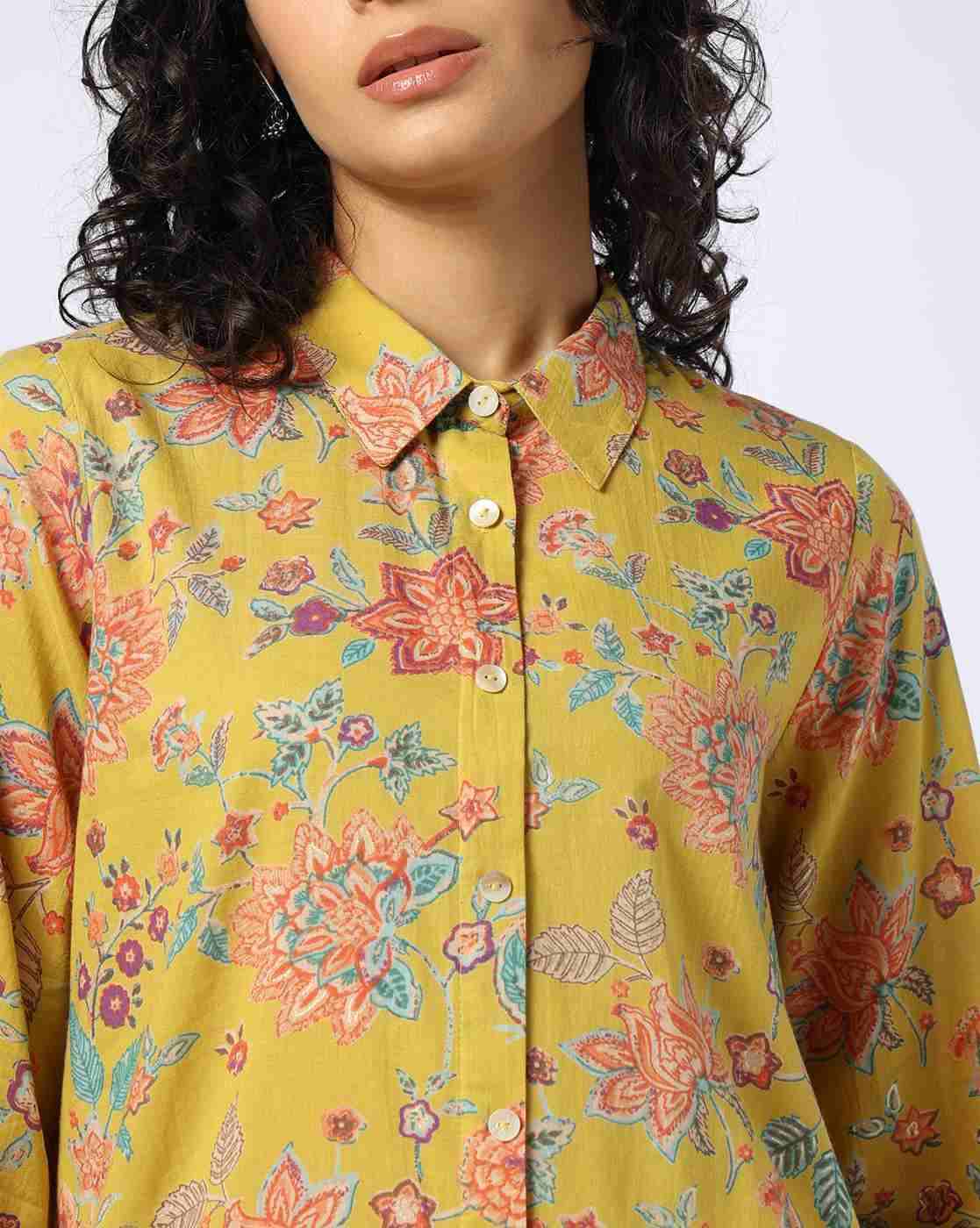 FUSION | Women Floral Print Straight Kurta|4