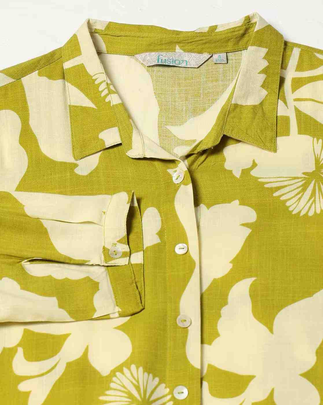 FUSION | Women Floral Print A-Line Kurti|5