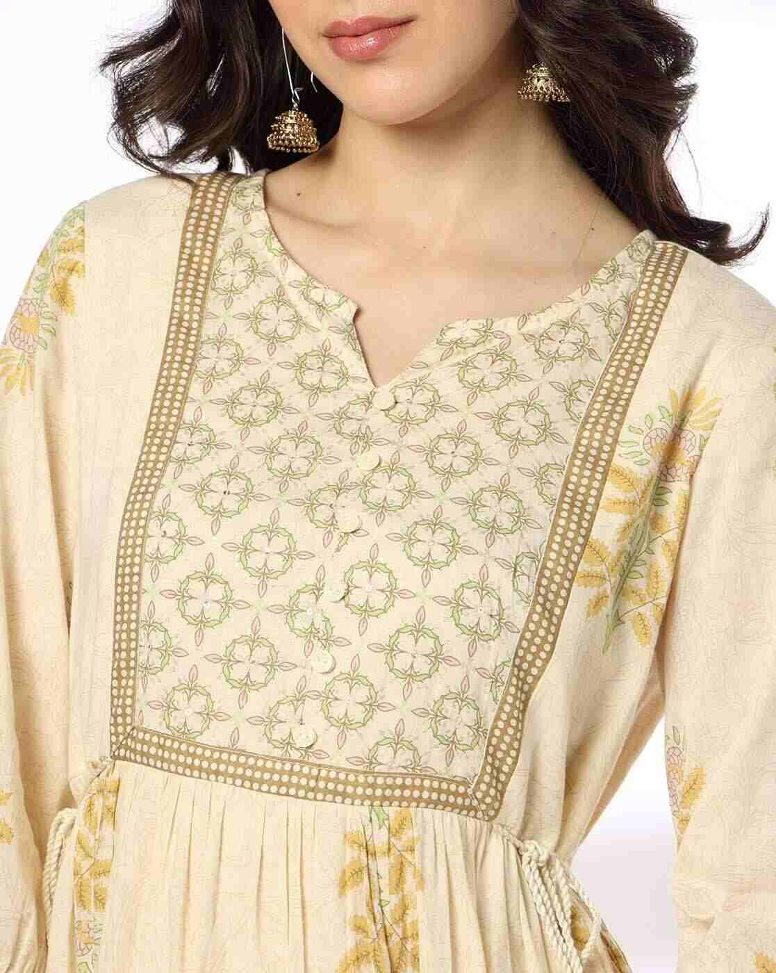 FUSION | Women Floral Print Tiered Dress|3