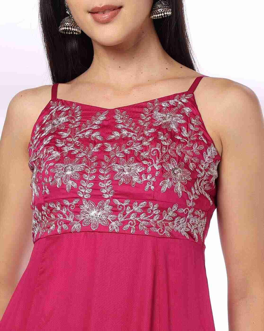 FUSION | Women Embroidered A-Line Dress|3