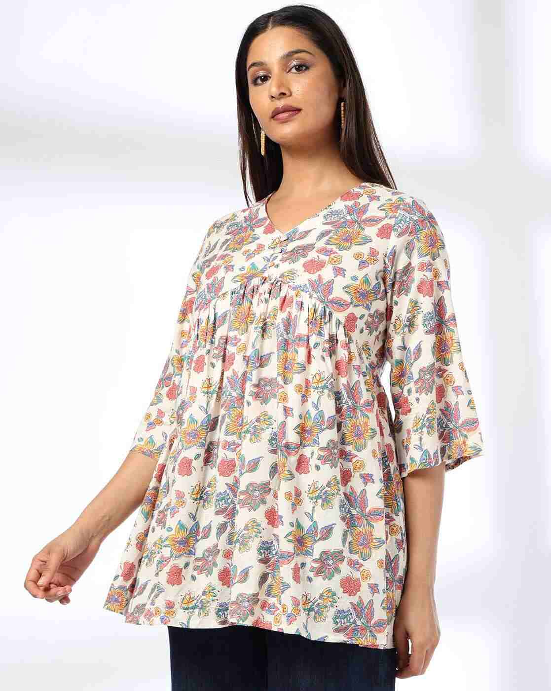 FUSION | Women Printed Relaxed Fit Top|0