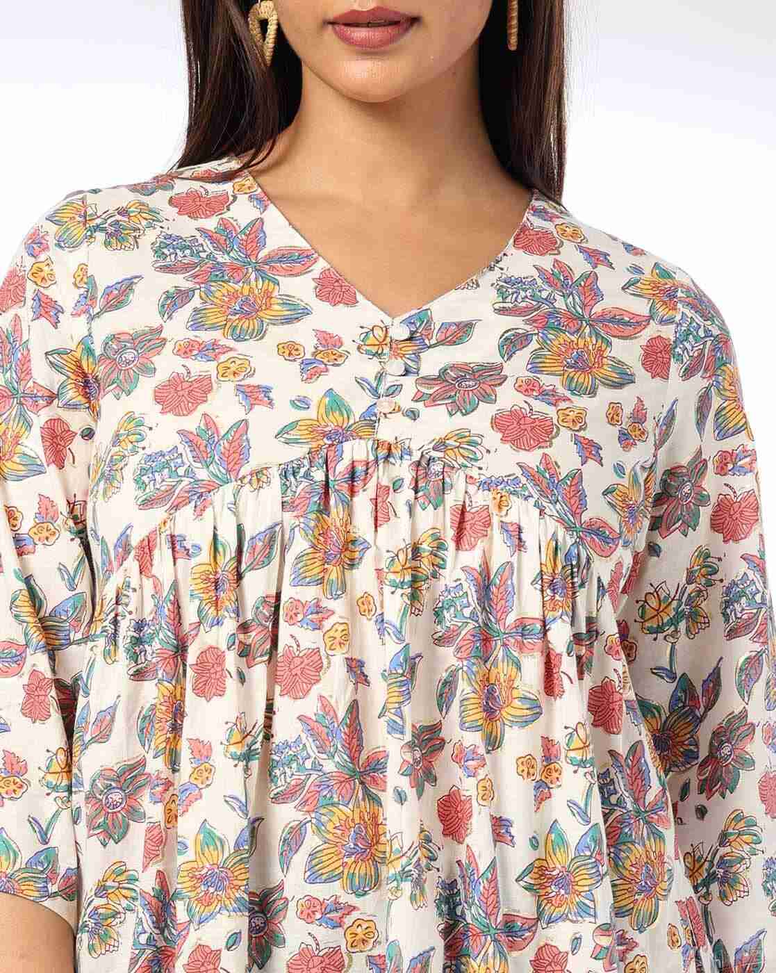 FUSION | Women Printed Relaxed Fit Top|3
