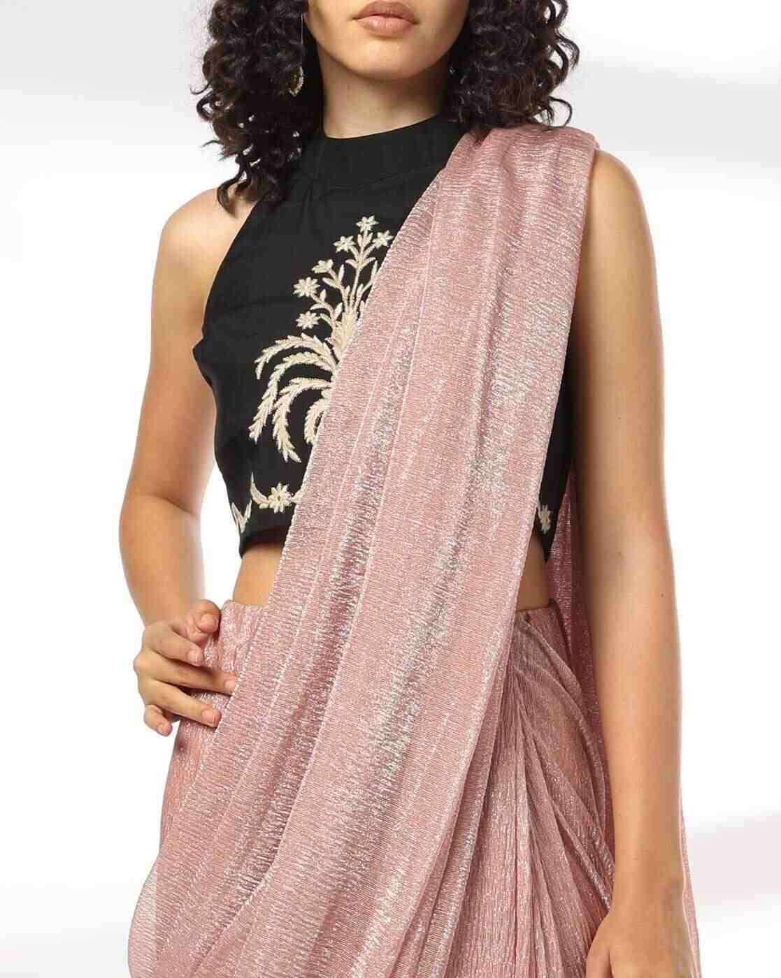 FUSION | Women Embellished Saree with Blouse|3