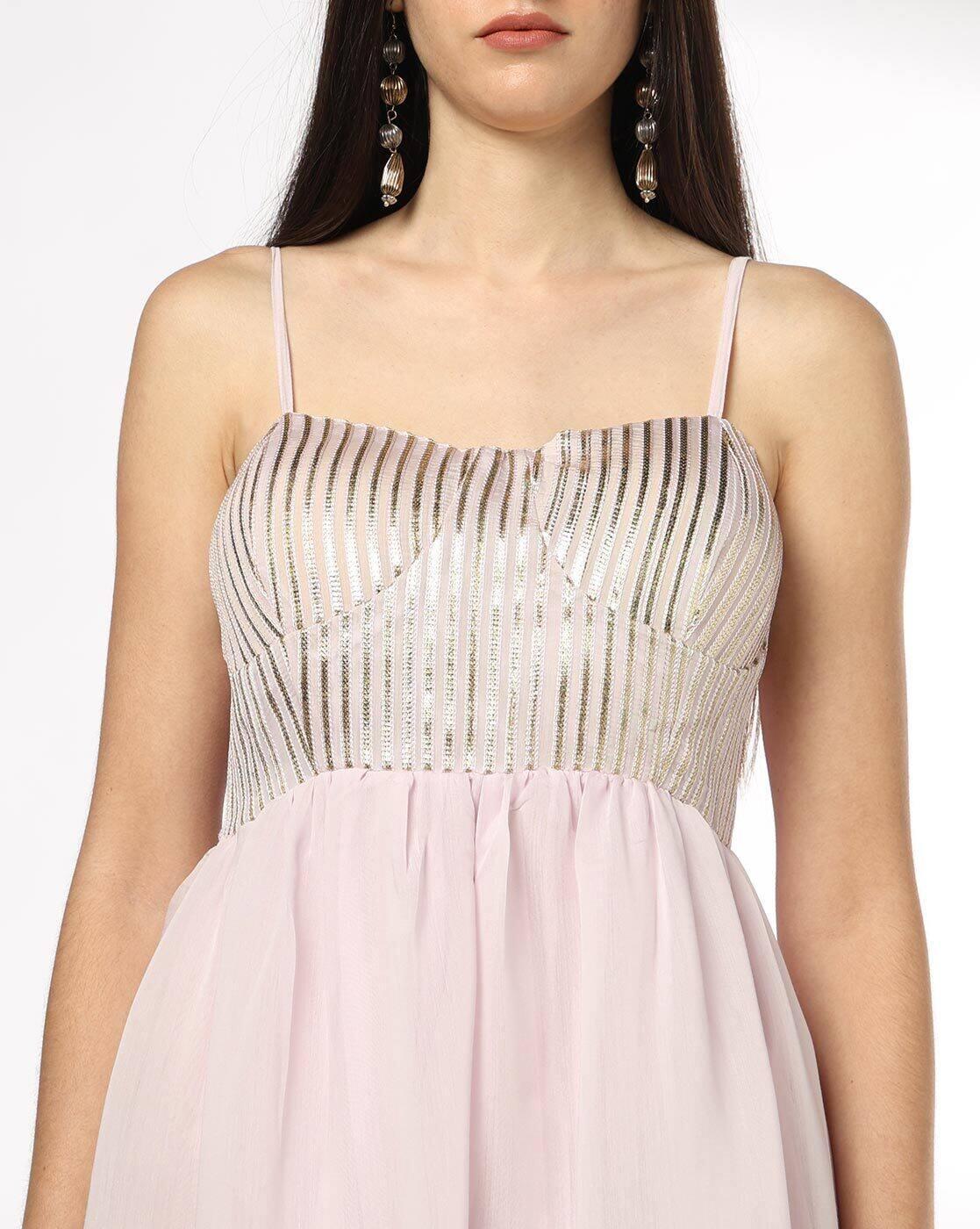 FUSION | Women Embellished Bustier Dress|3