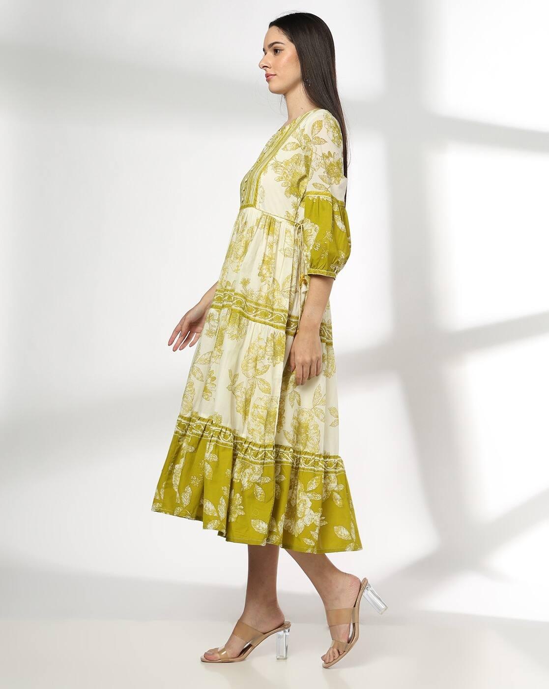 FUSION | Women Printed Fit & Flare Dress|1