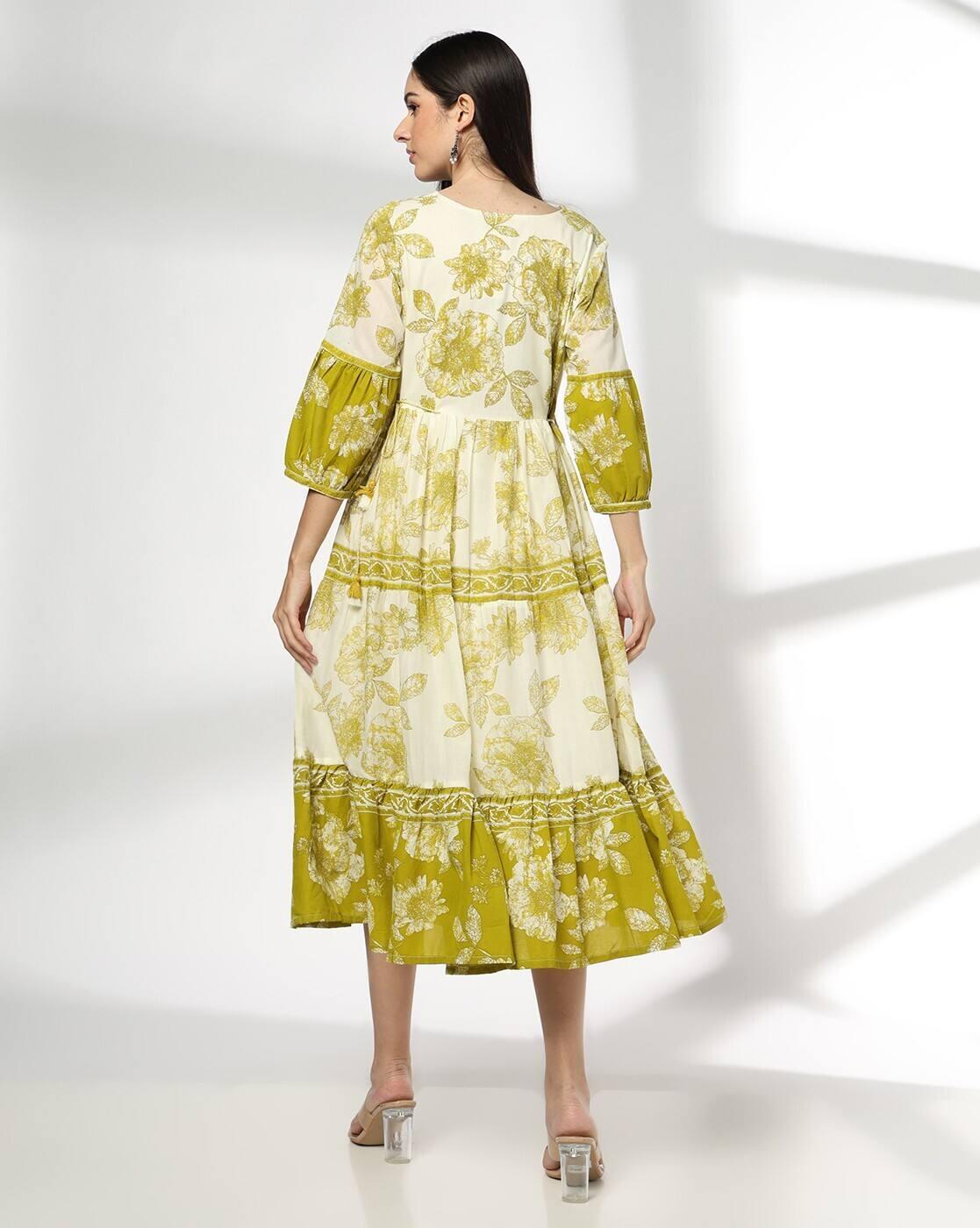 FUSION | Women Printed Fit & Flare Dress|2