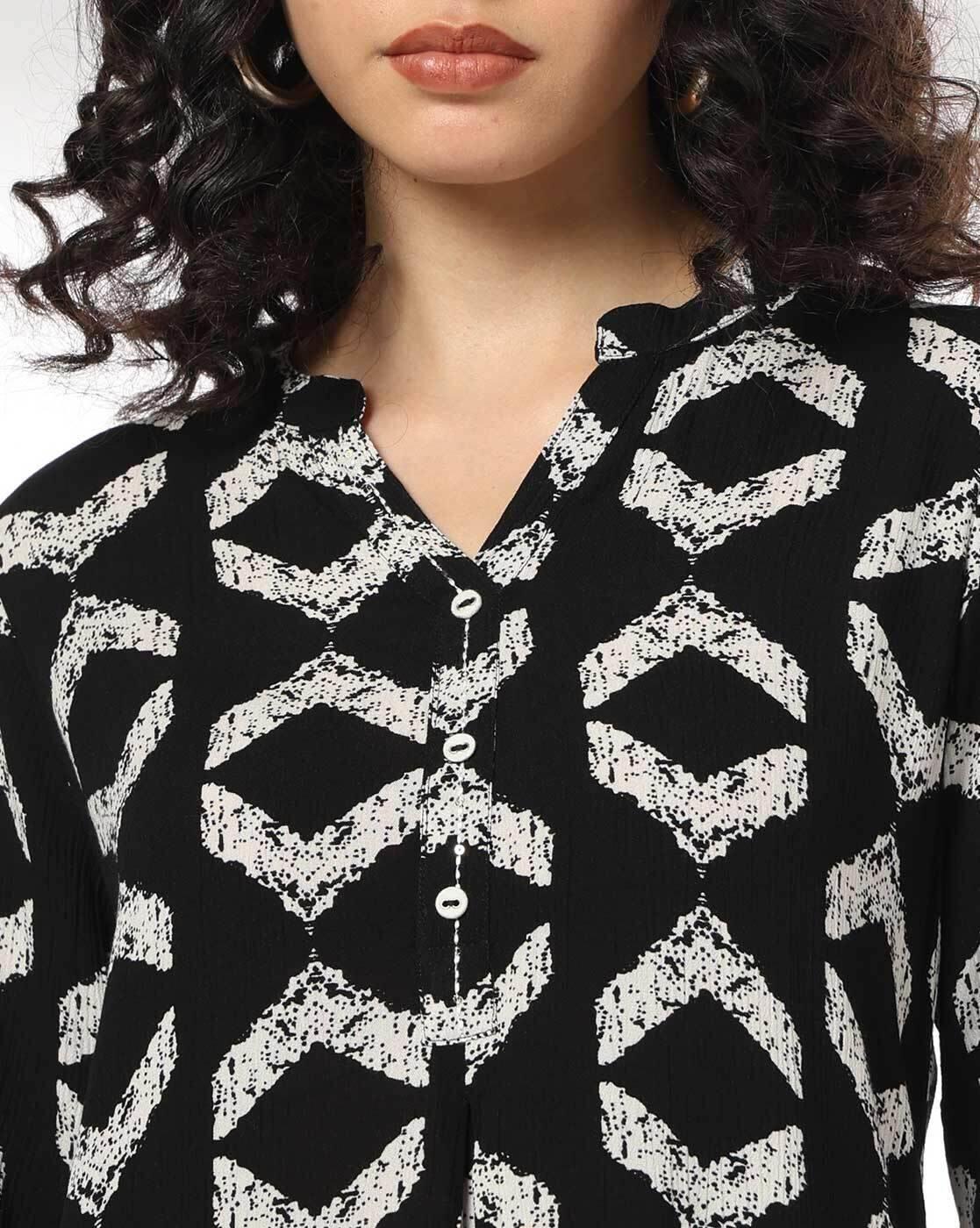FUSION | Women Printed A-Line Kurti|3