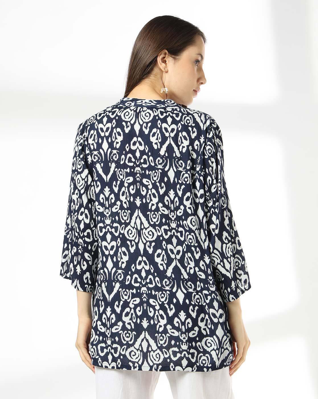 FUSION | Women Printed A-Line Kurti|2