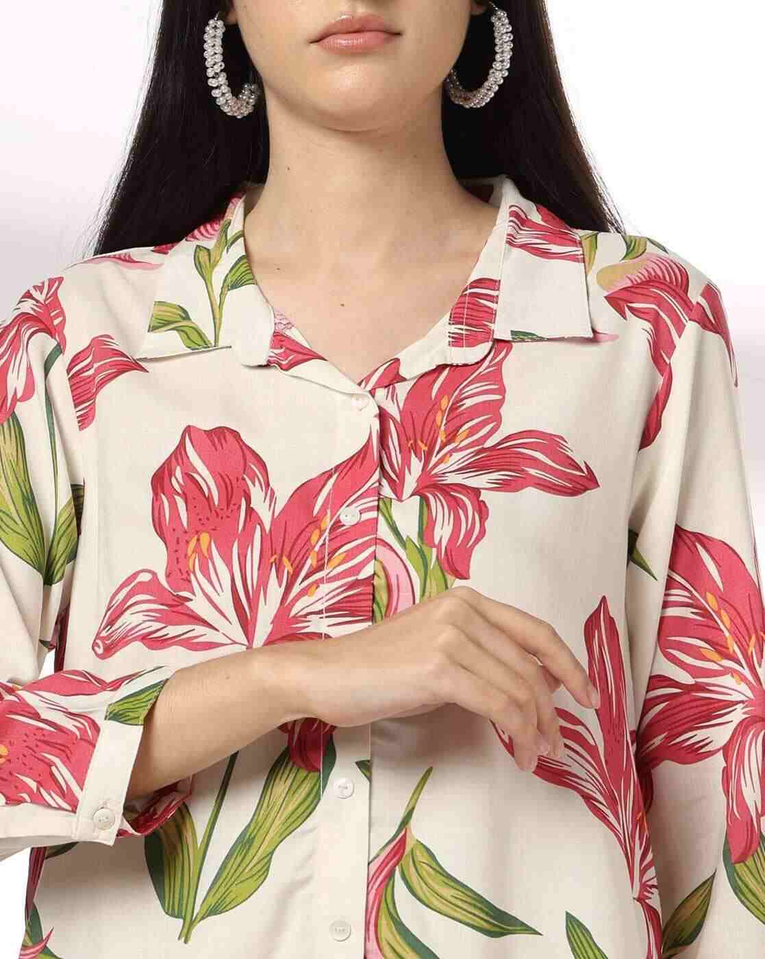 FUSION | Women Floral Print Straight Kurta|3