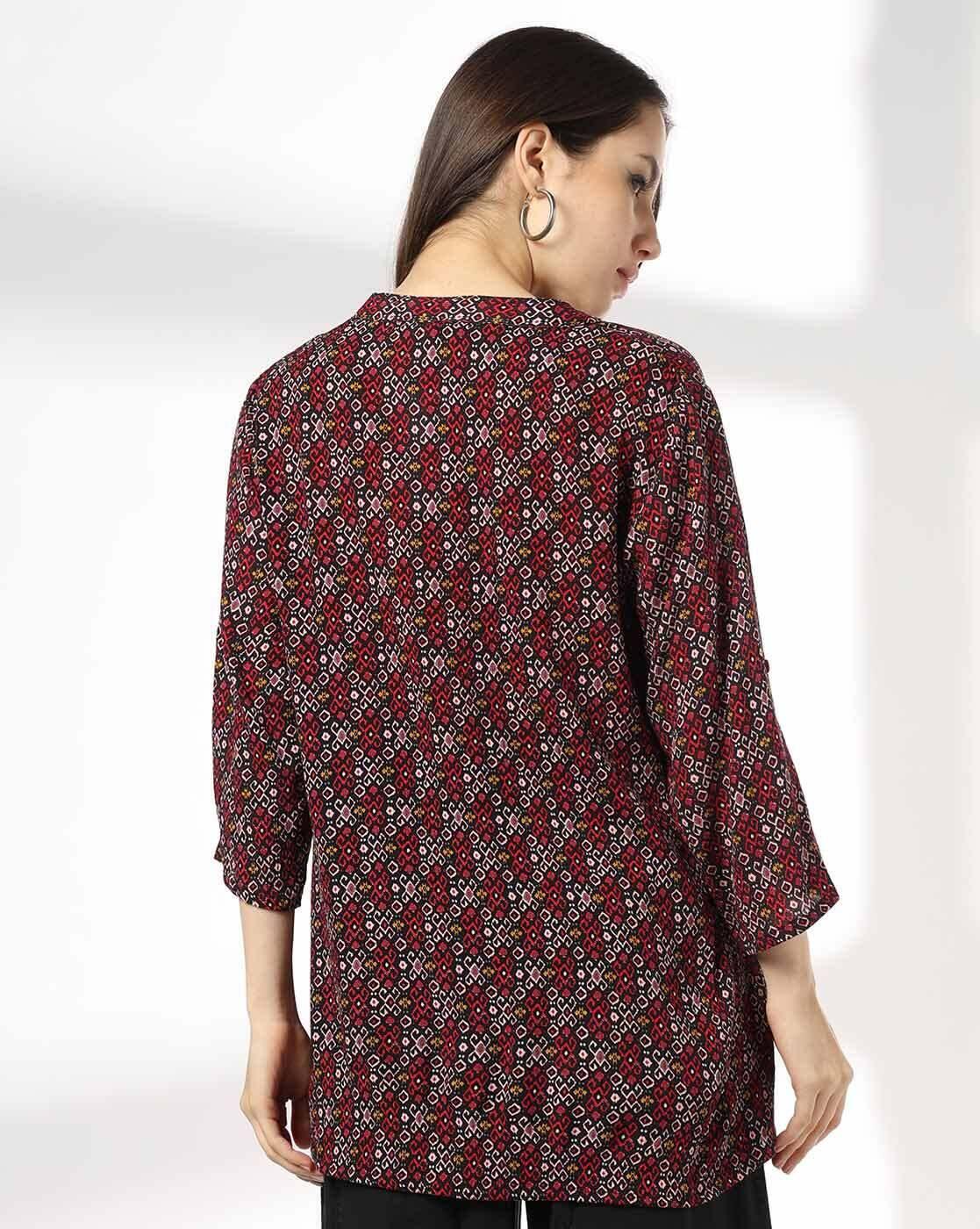 FUSION | Women Printed Straight Kurti|2