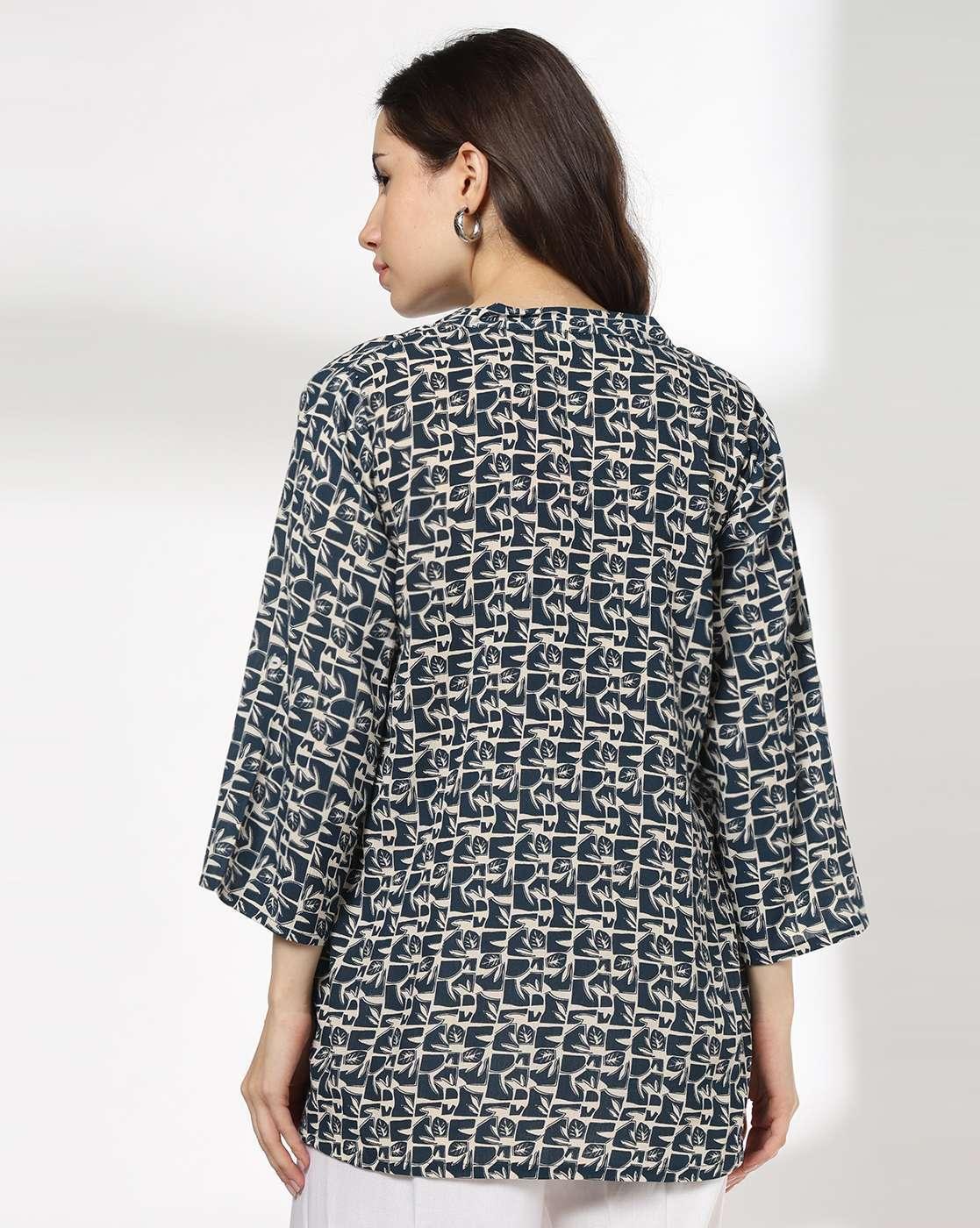 FUSION | Women Printed A-Line Kurti|2