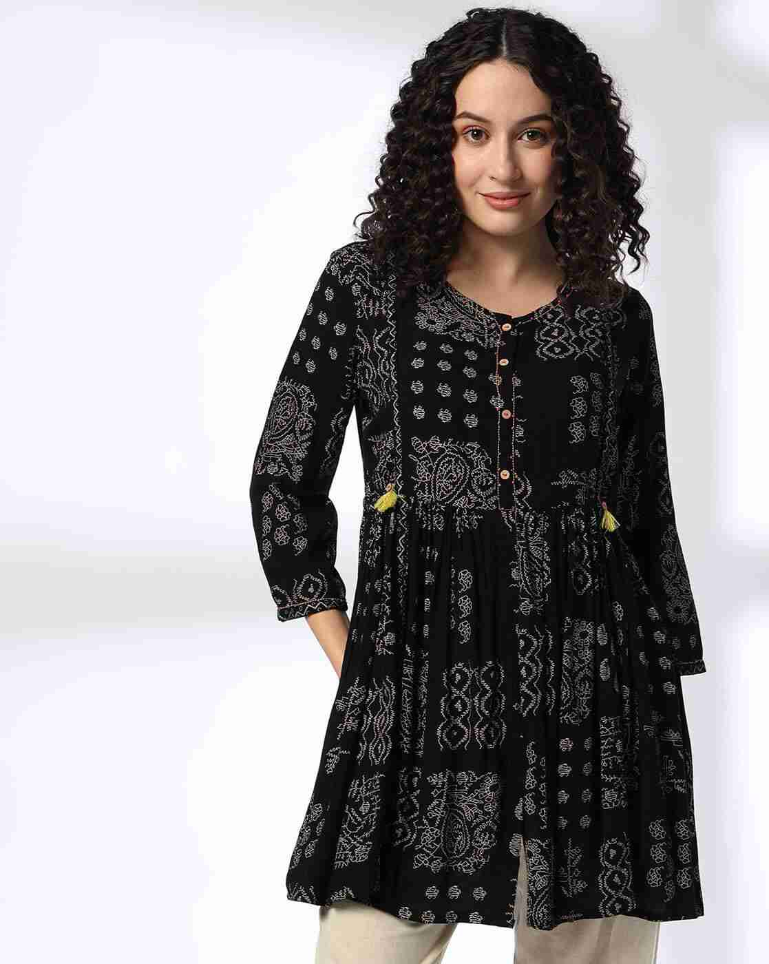 FUSION | Women Printed Relaxed Fit Tunic|0