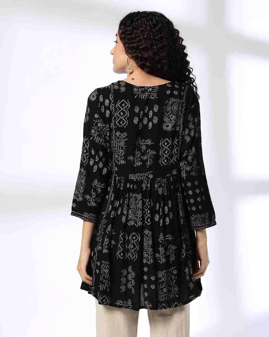 FUSION | Women Printed Relaxed Fit Tunic|2