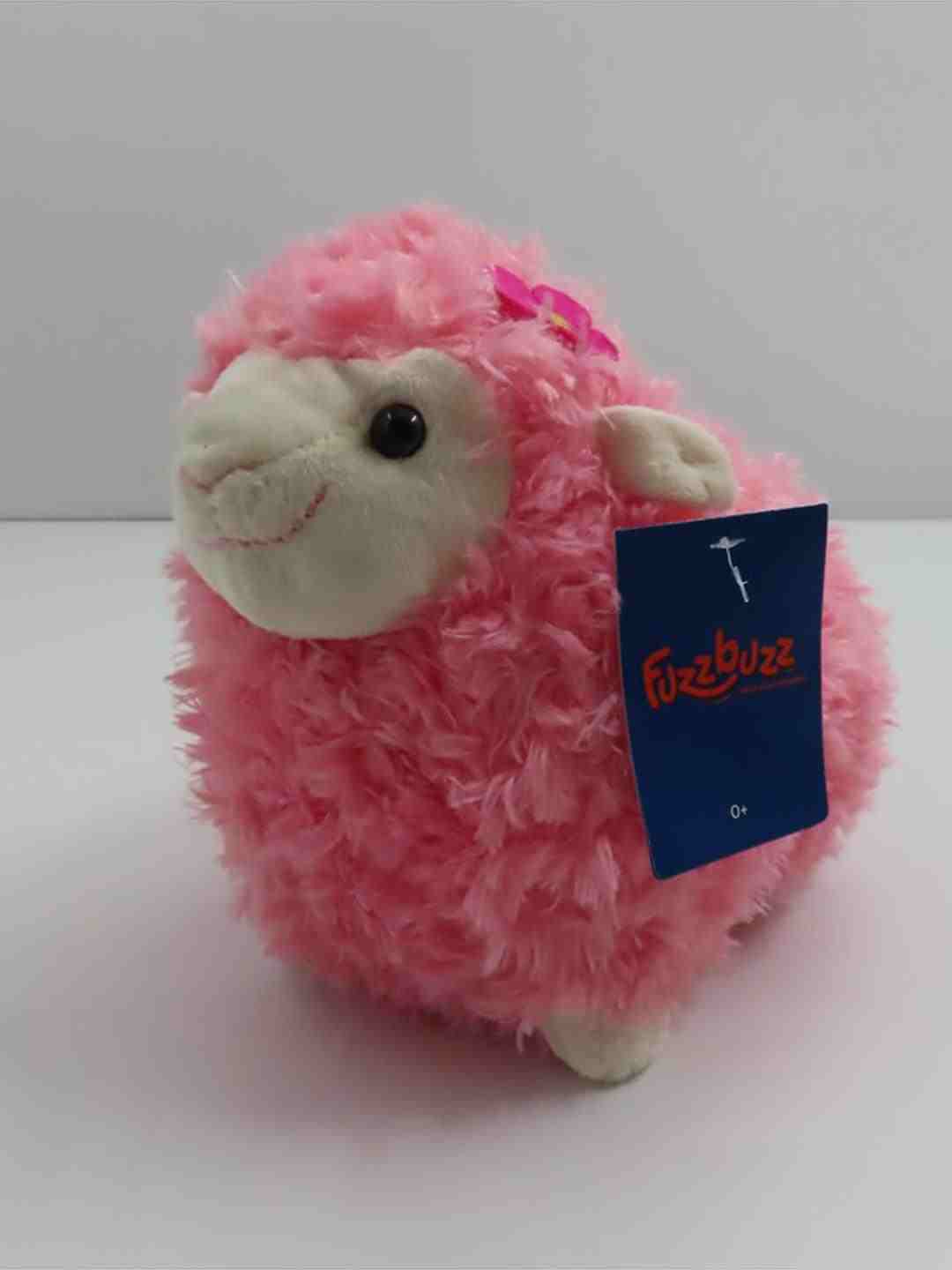 Fuzzbuzz Pink Lamb Stuffed Animal - 28Cm Quirky Soft Toys for Kids age 0M+ - 20 Cm (Pink)