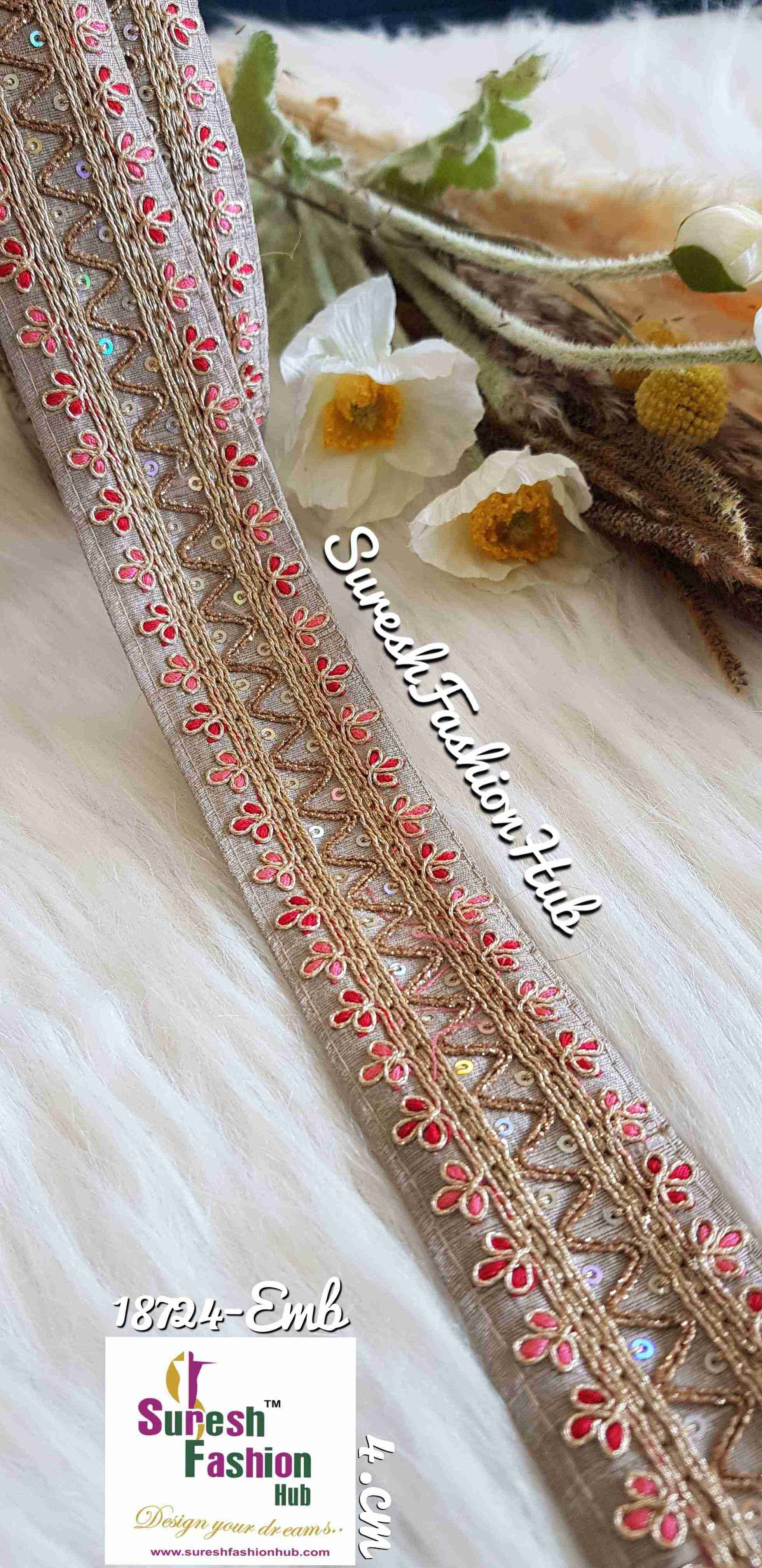 Indian Laces Embellishments Embroidery Saree Border Wholesale Silk Crafting Sewing Decorative Designer Ribbons #Blackborder  #Fancylaces #Decorativetrims #Embroideredborder #Sewingtrims #テープ #minne #lndianlaces #Sareeborder #アニー都城 #pasamanerías #pasamaneriasbordadas #Embellishments #可愛いマスク #Embroiderytrimmings #アクセサリー