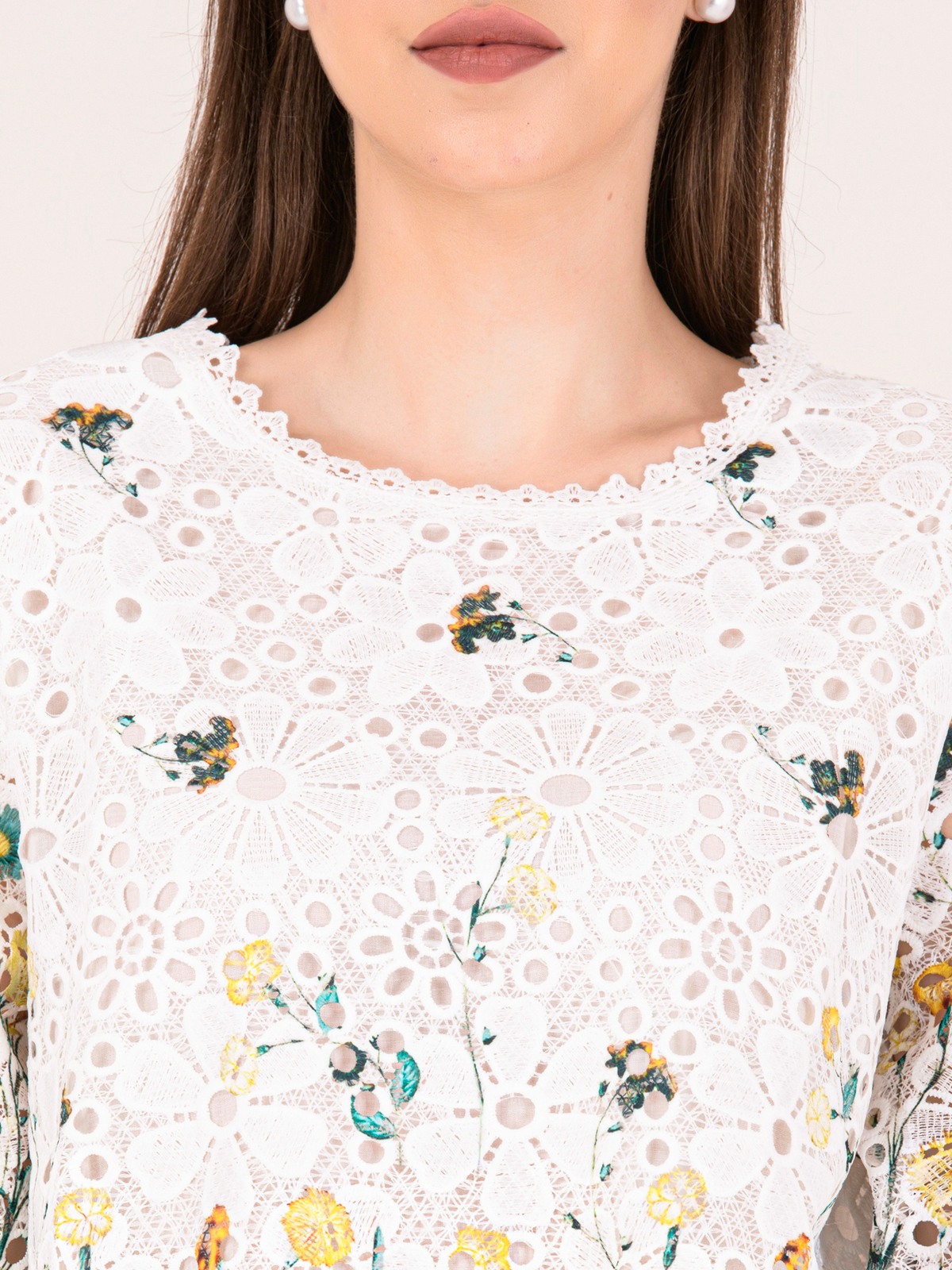 Albion Women White Smart Top