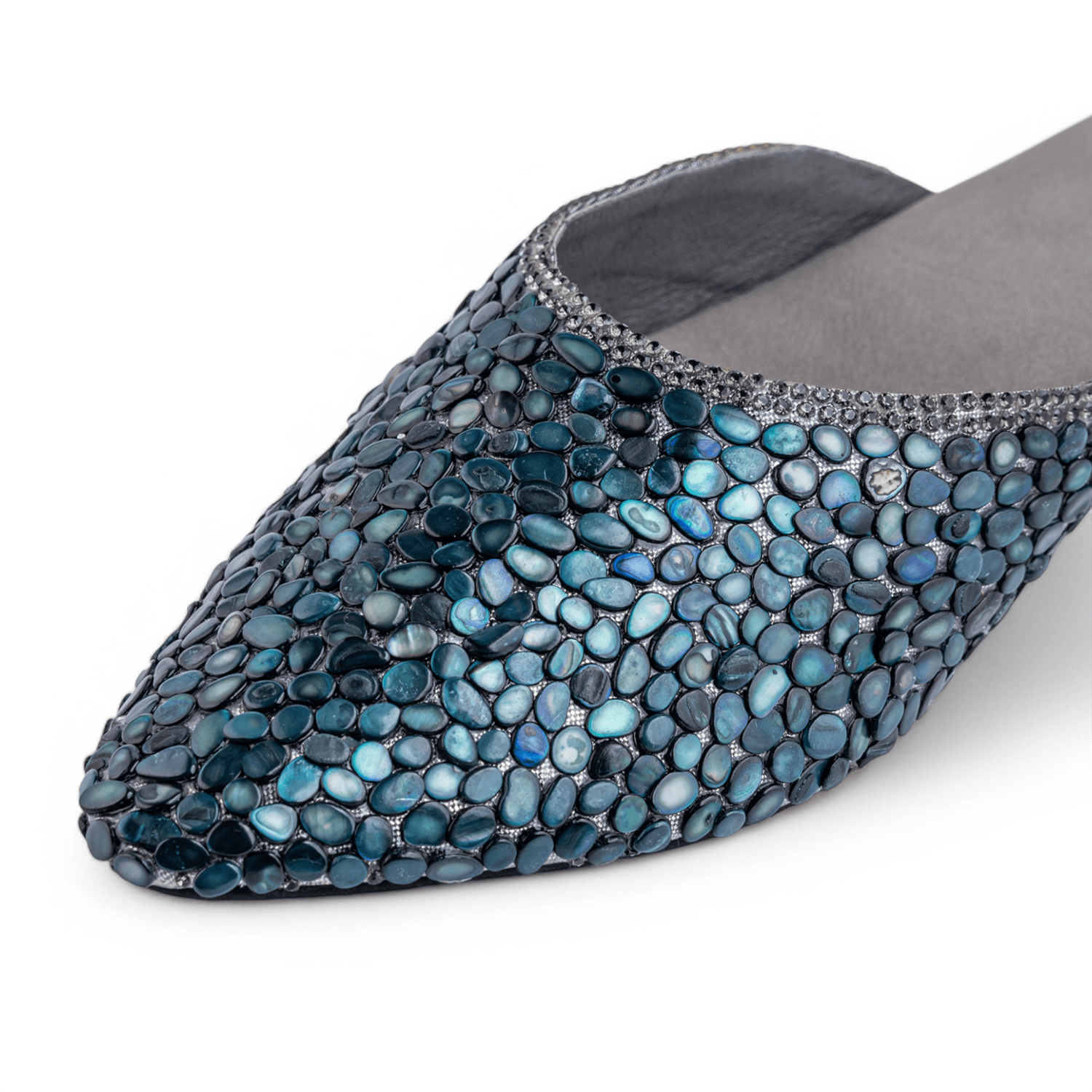 Women Midnight Pebble Mules
