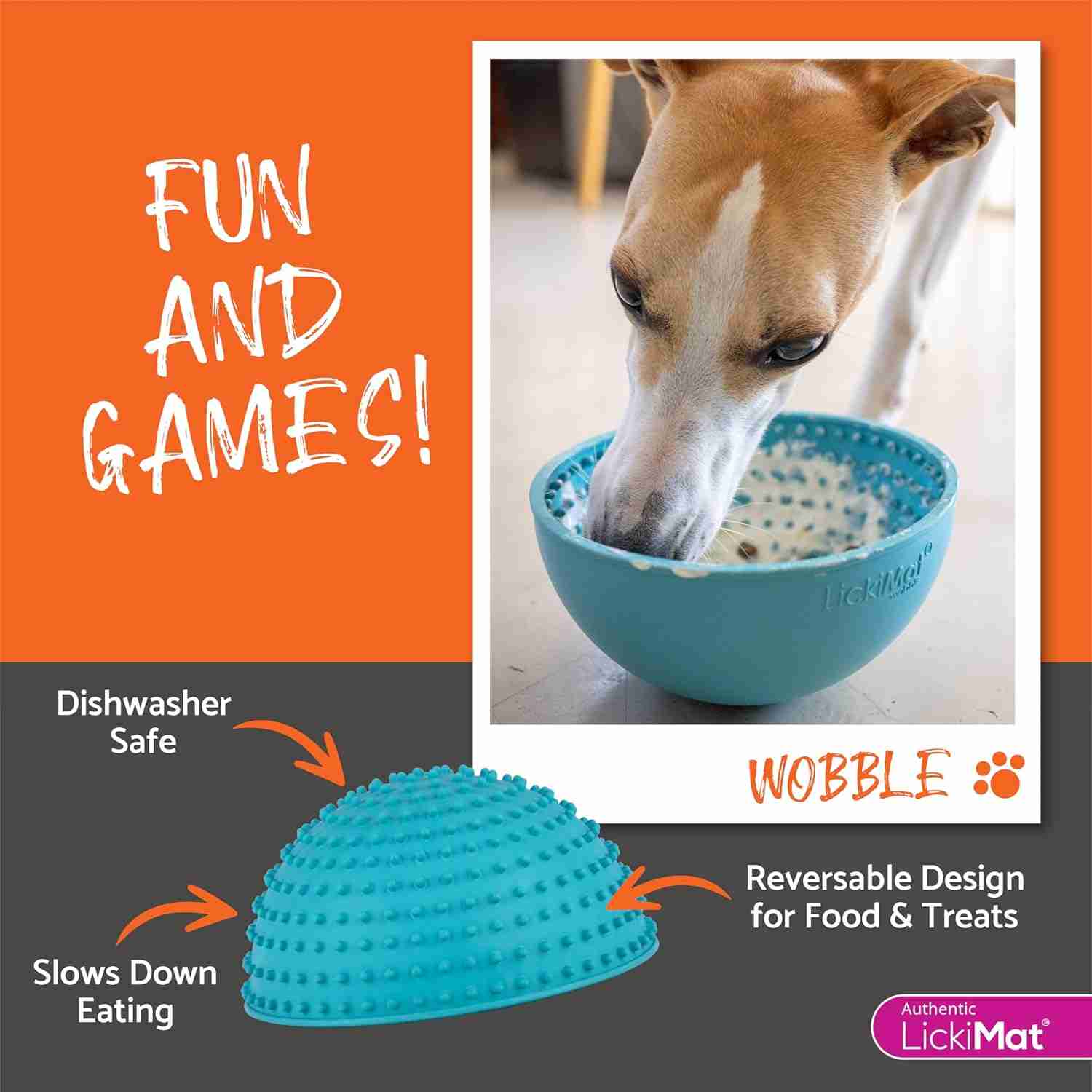 LickiMat Wobble Slow Feeder for Dogs (Light Green)