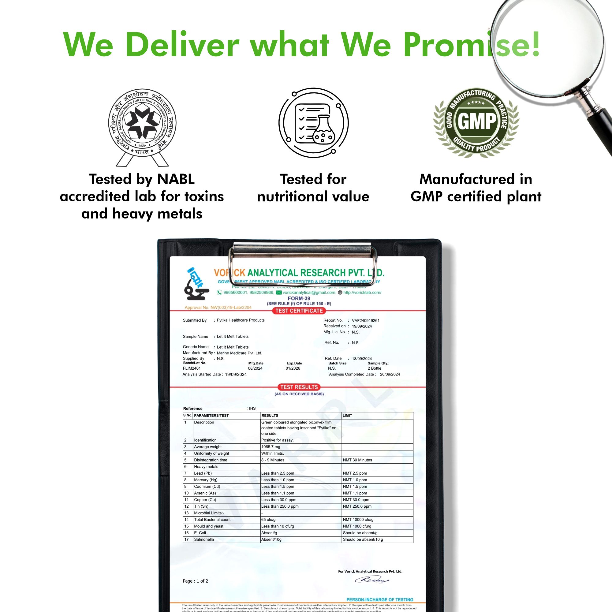 Fytika | Let it Melt | 60 Veg Tab