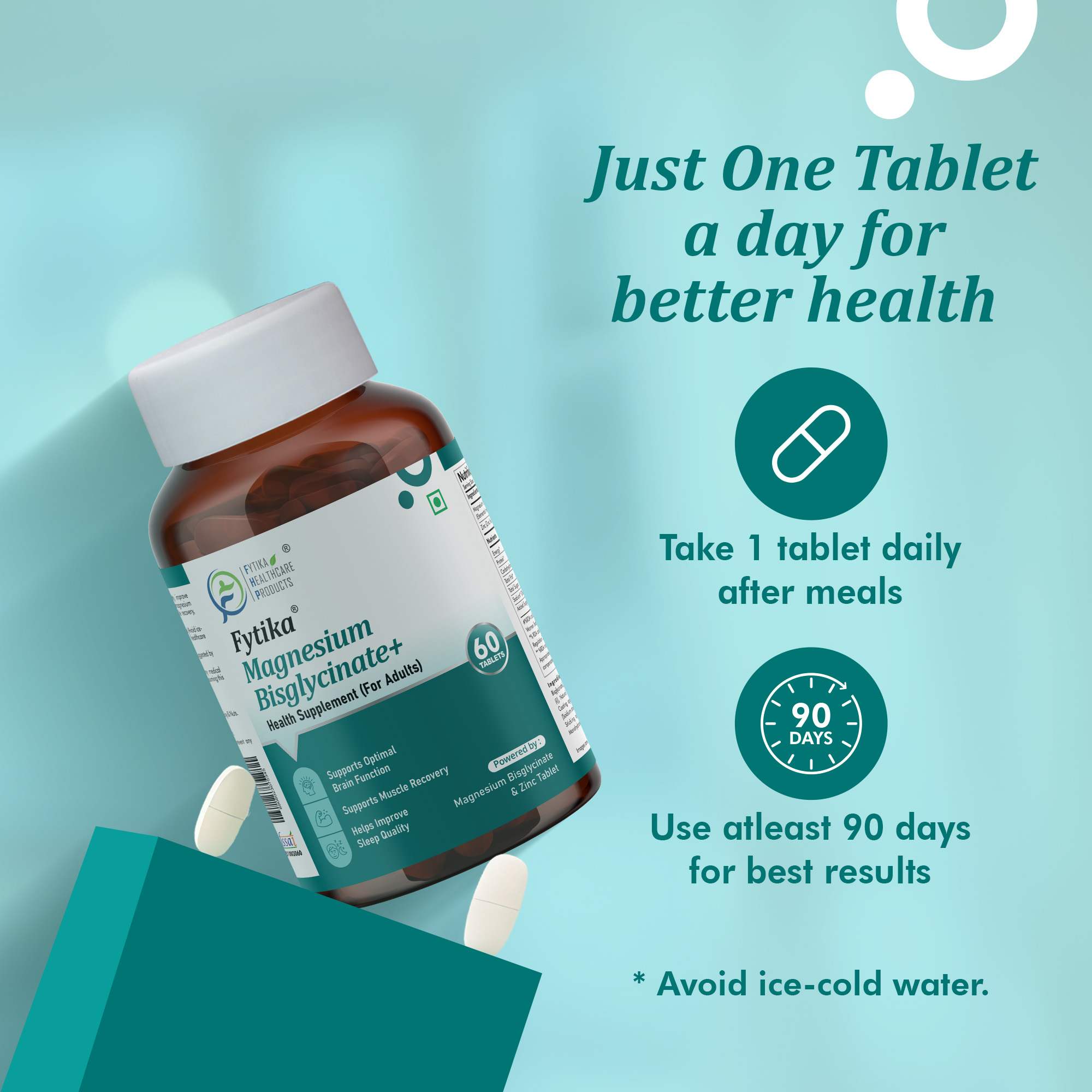 Fytika | Magnesium Bisglycinate + | 60 Tab