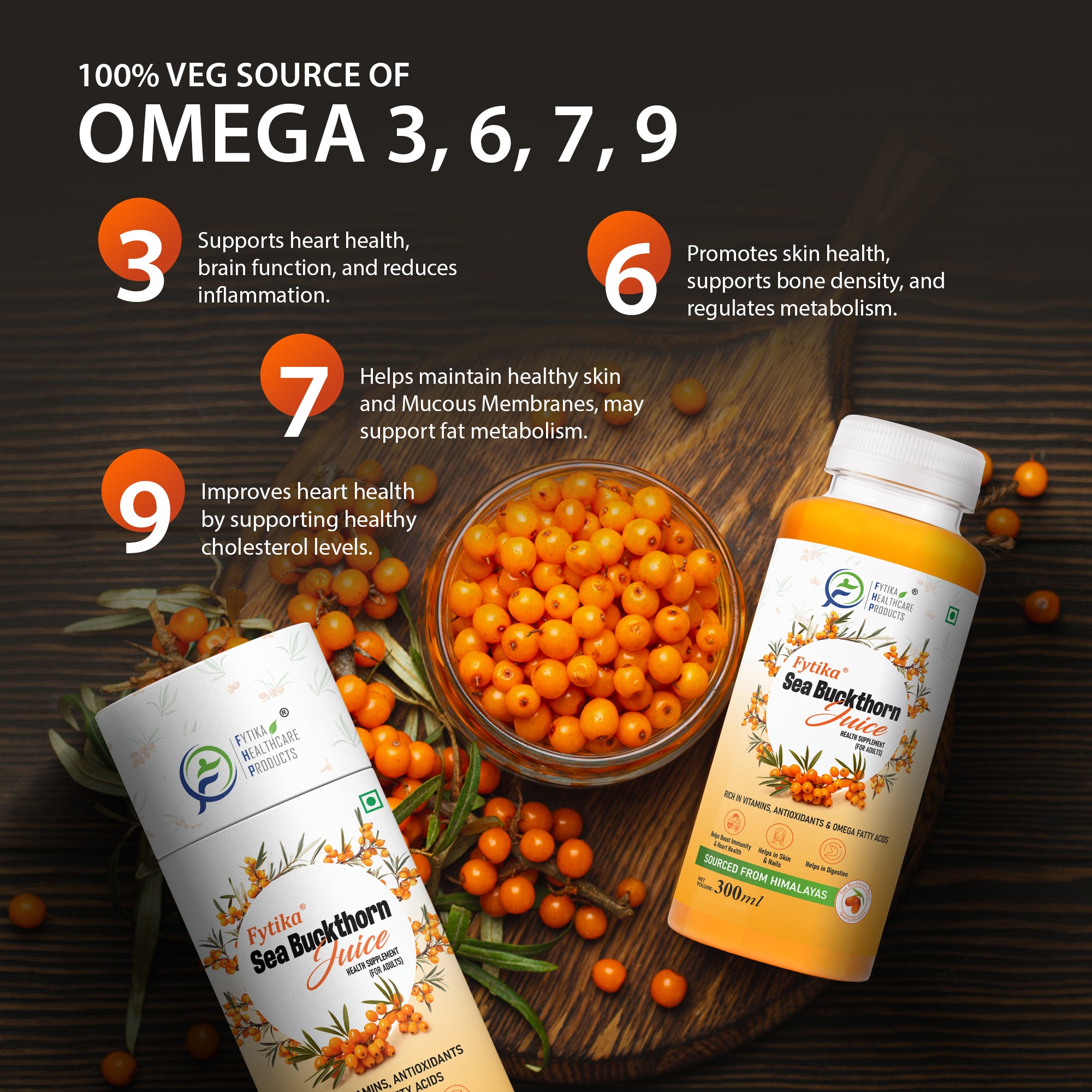 Fytika | Sea Buckthorn Juice | 300ml