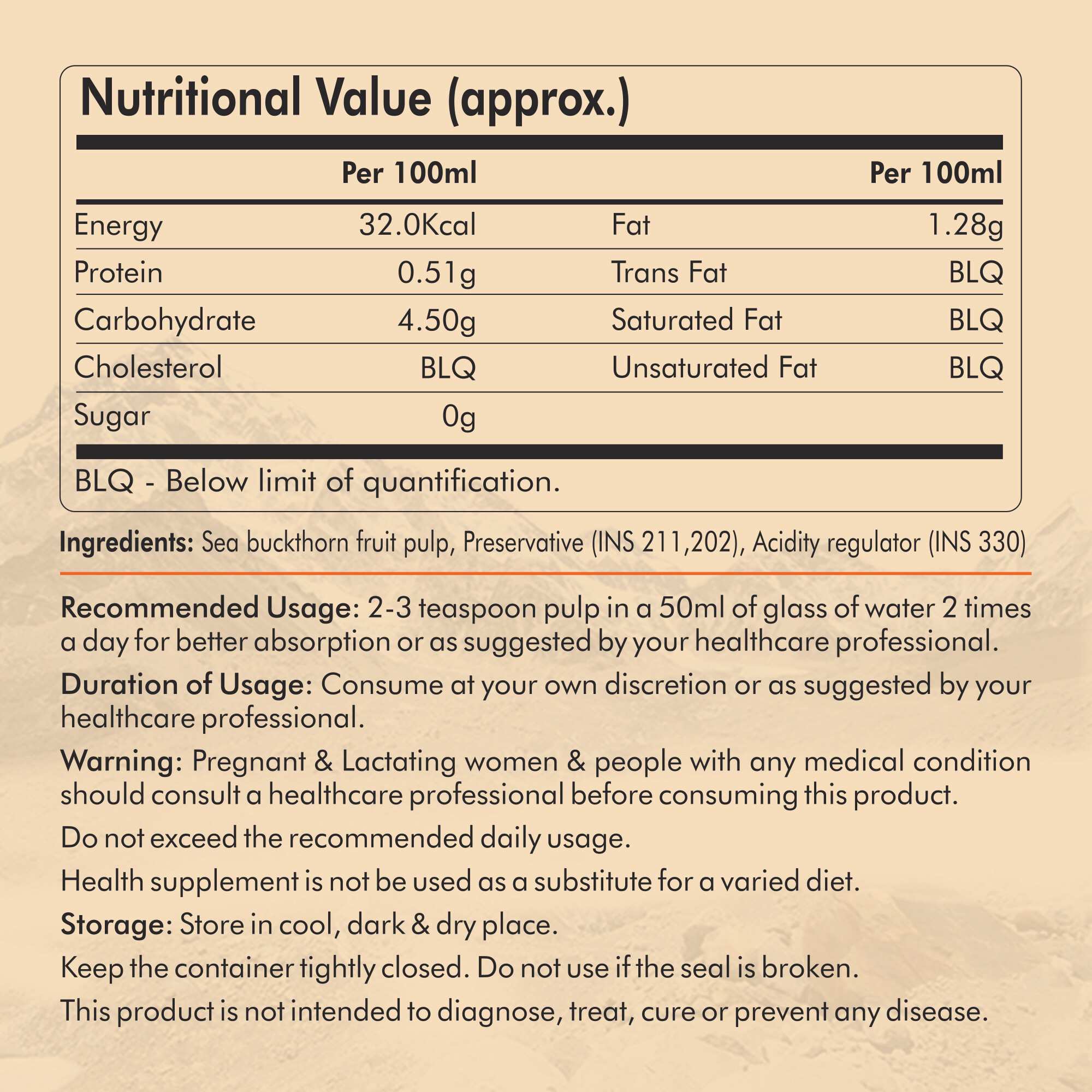 Fytika | Sea Buckthorn Juice | 300ml