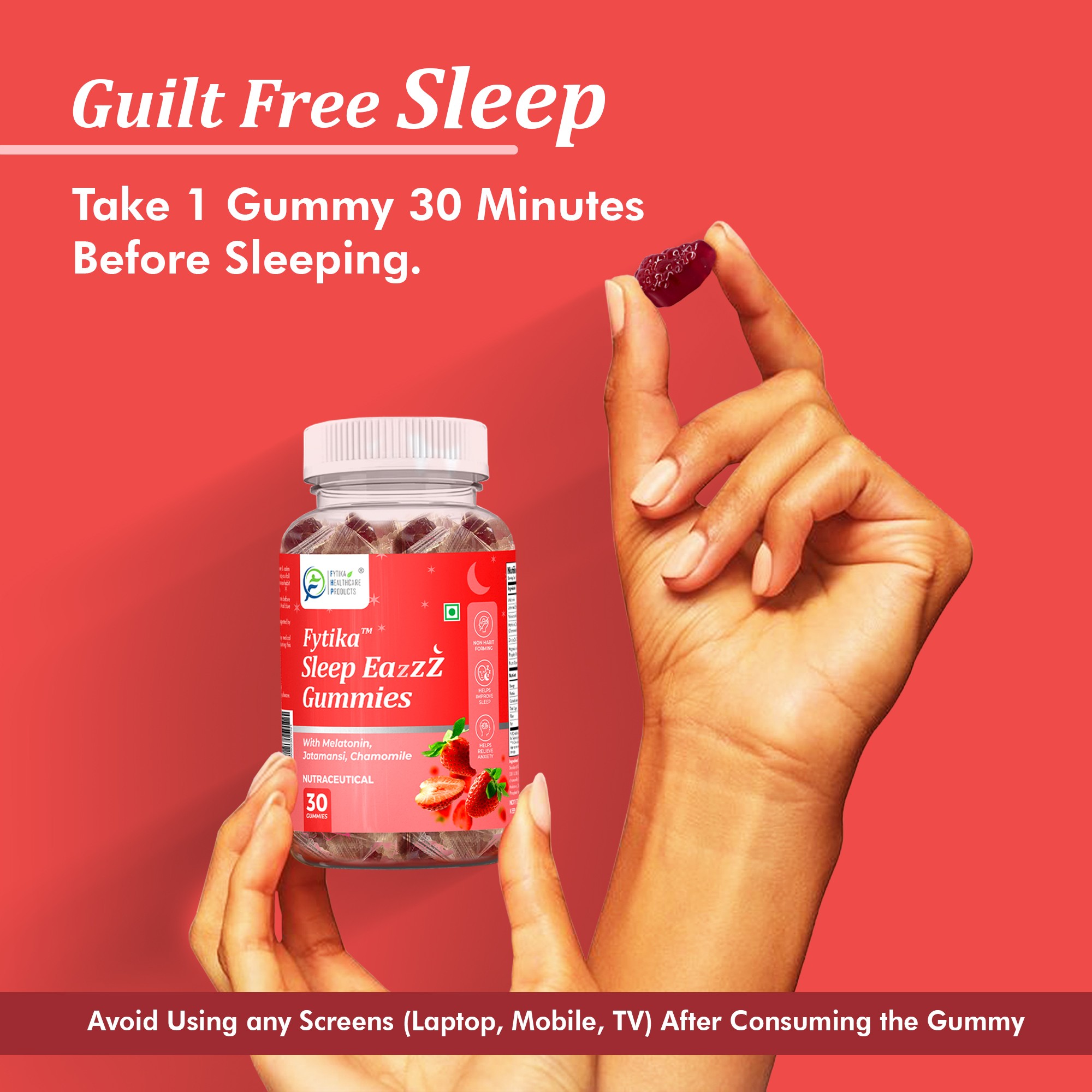 Fytika | Sleep Eazzz Gummies | 30 Gummies