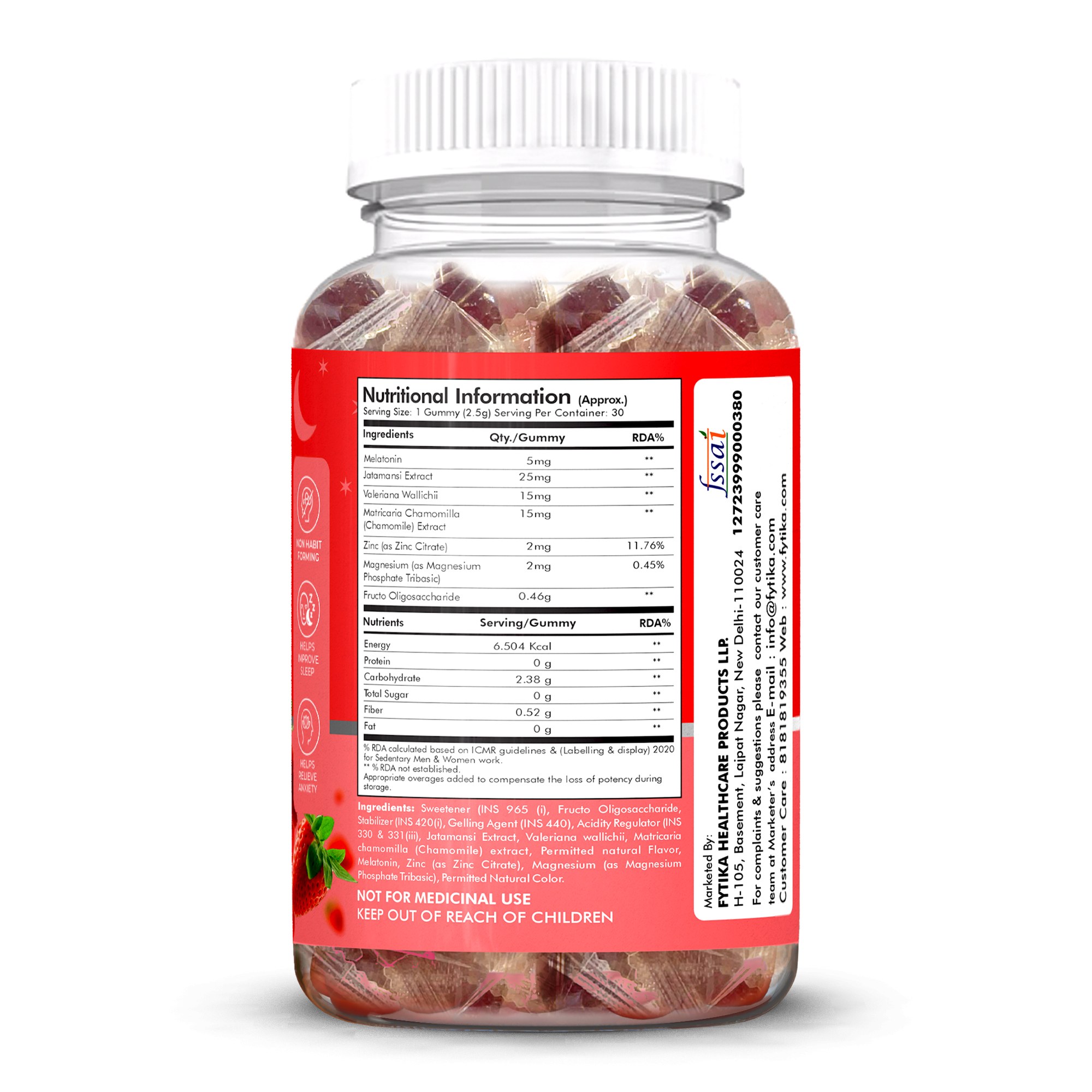 Fytika | Sleep Eazzz Gummies | 30 Gummies