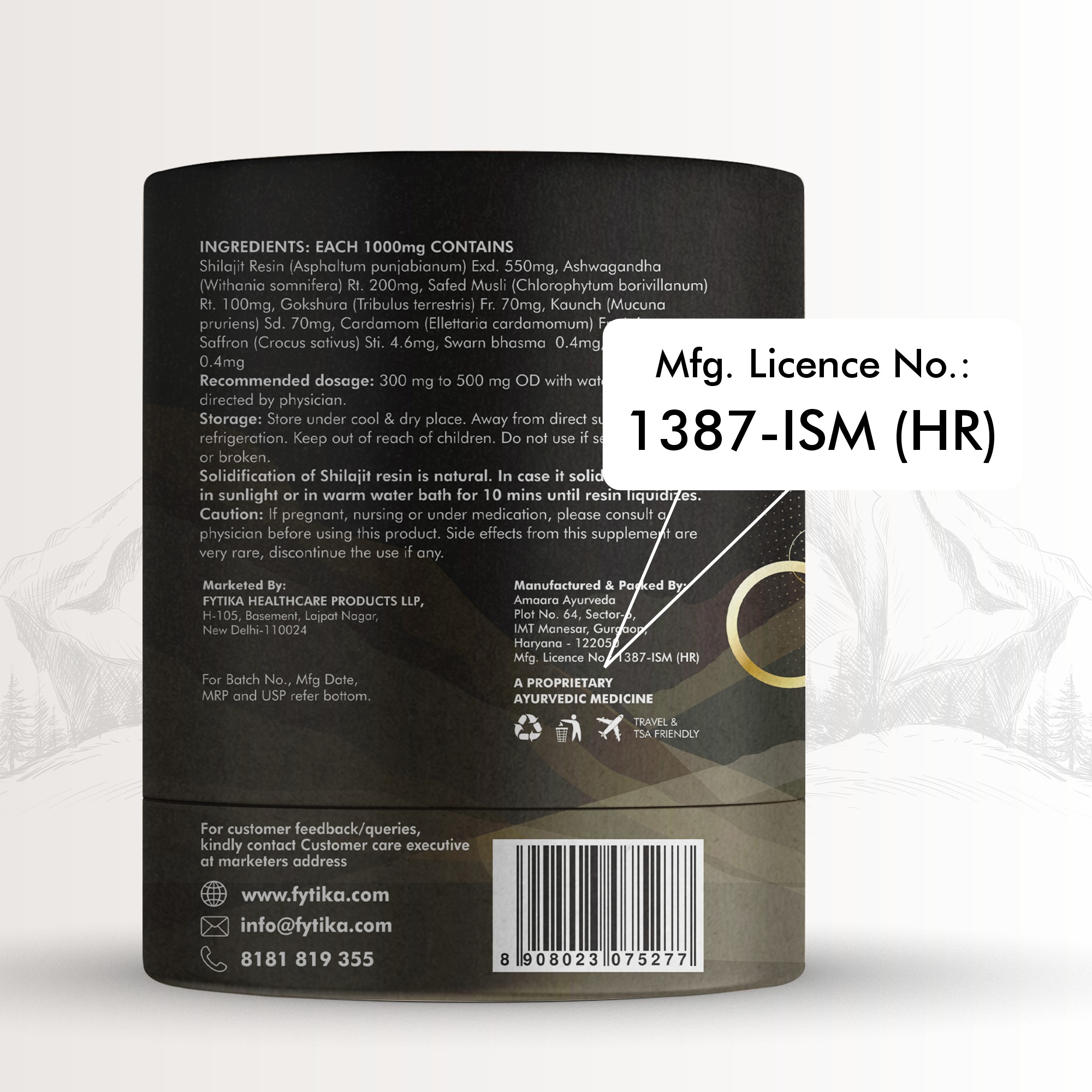 Fytika | Shuddh Shilajit Gold and Silver Resin | 20g