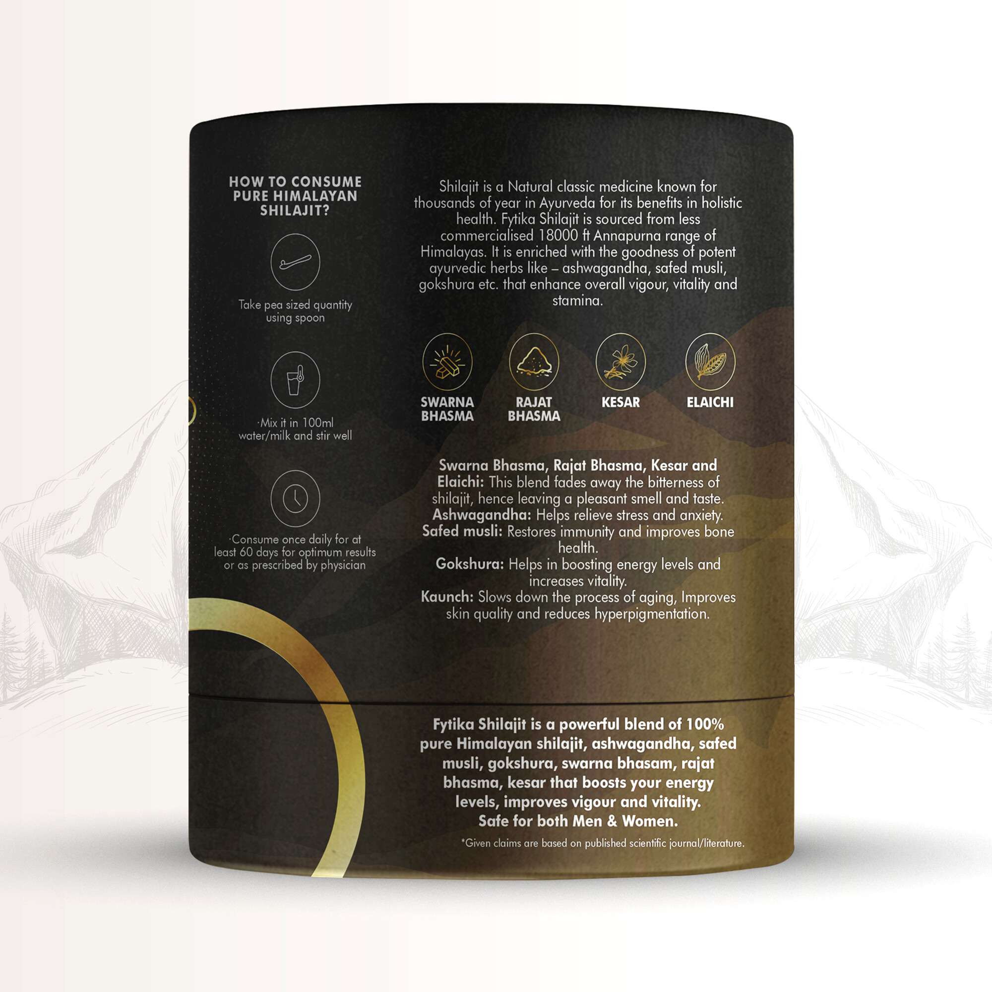 Fytika | Shuddh Shilajit Gold and Silver Resin | 20g