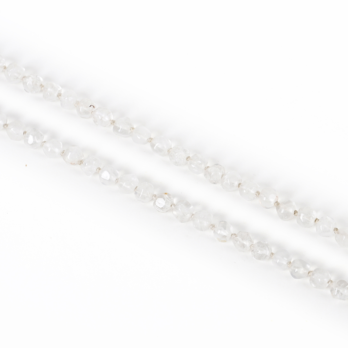 Shiv Ratan Kendra Sphatic Mala for Healing, Prayer, Meditation, Spiritual Gains & Curing Depression II 108+1 Bead II Length: 40-45 CM II Weight: 45-55 Grams II