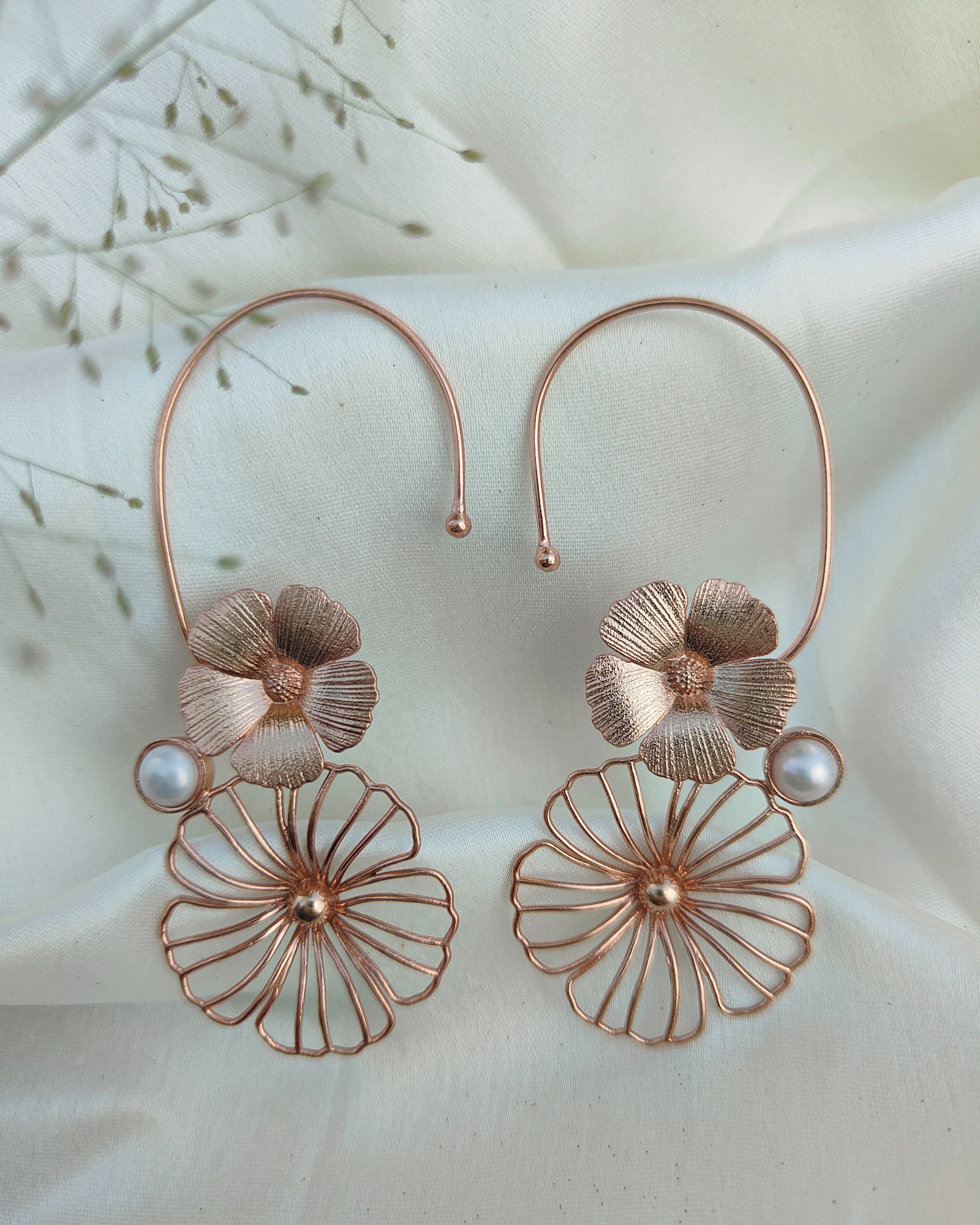 Floral Ear Cuff