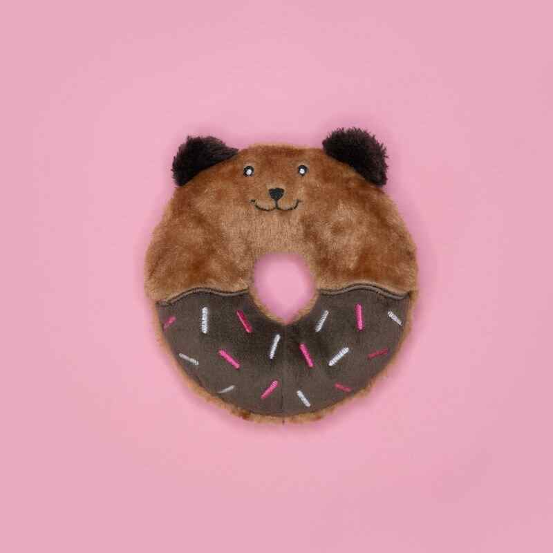 Zippy Paws Donutz Buddies Dog Toy – Bear