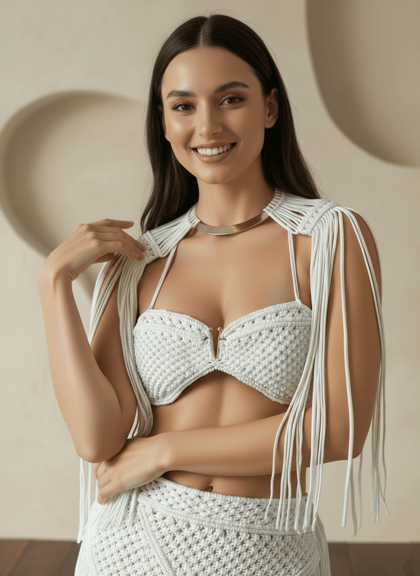 Beach Babe Macrame Bralette