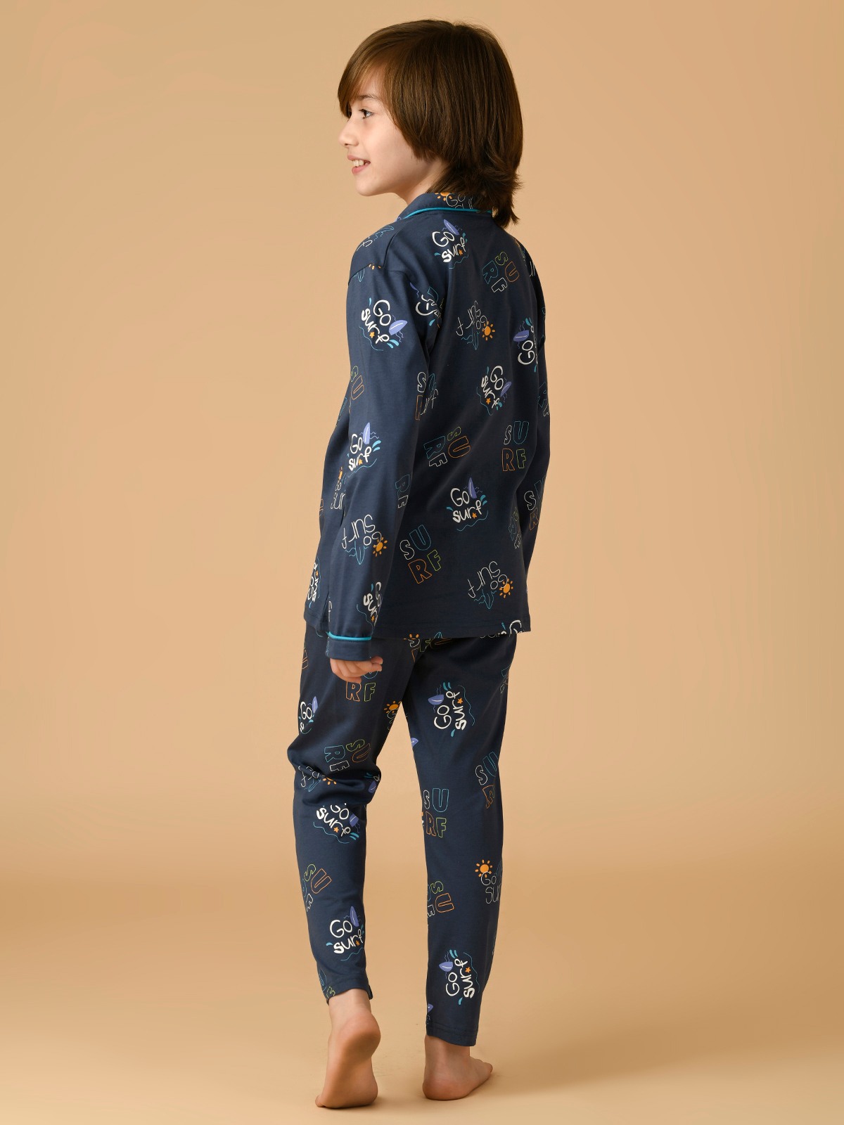 ALBION PREMIUM BOYS BLUE NIGHT SUIT