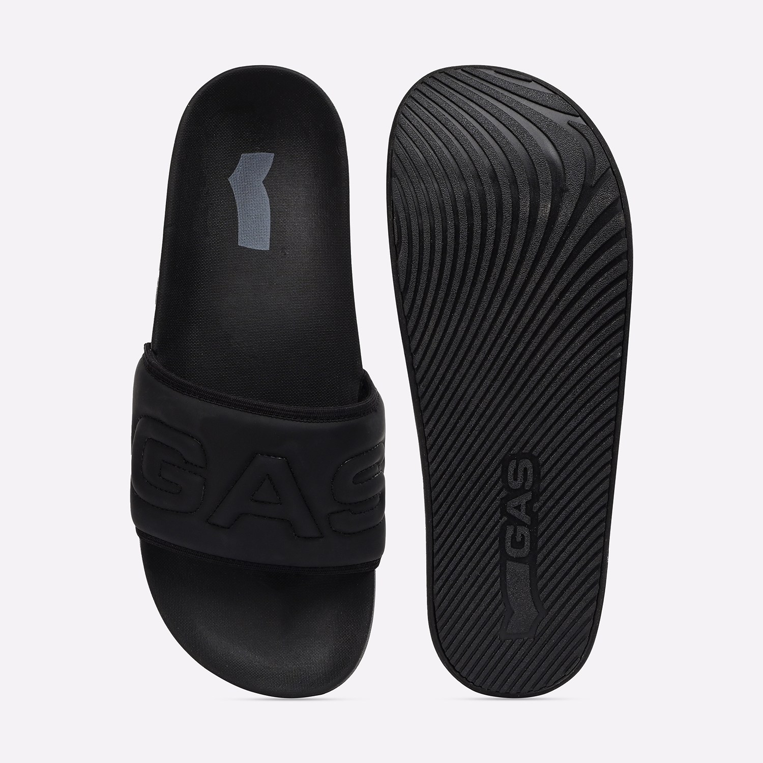 GAS | Men's Foamflex Black Slides|4