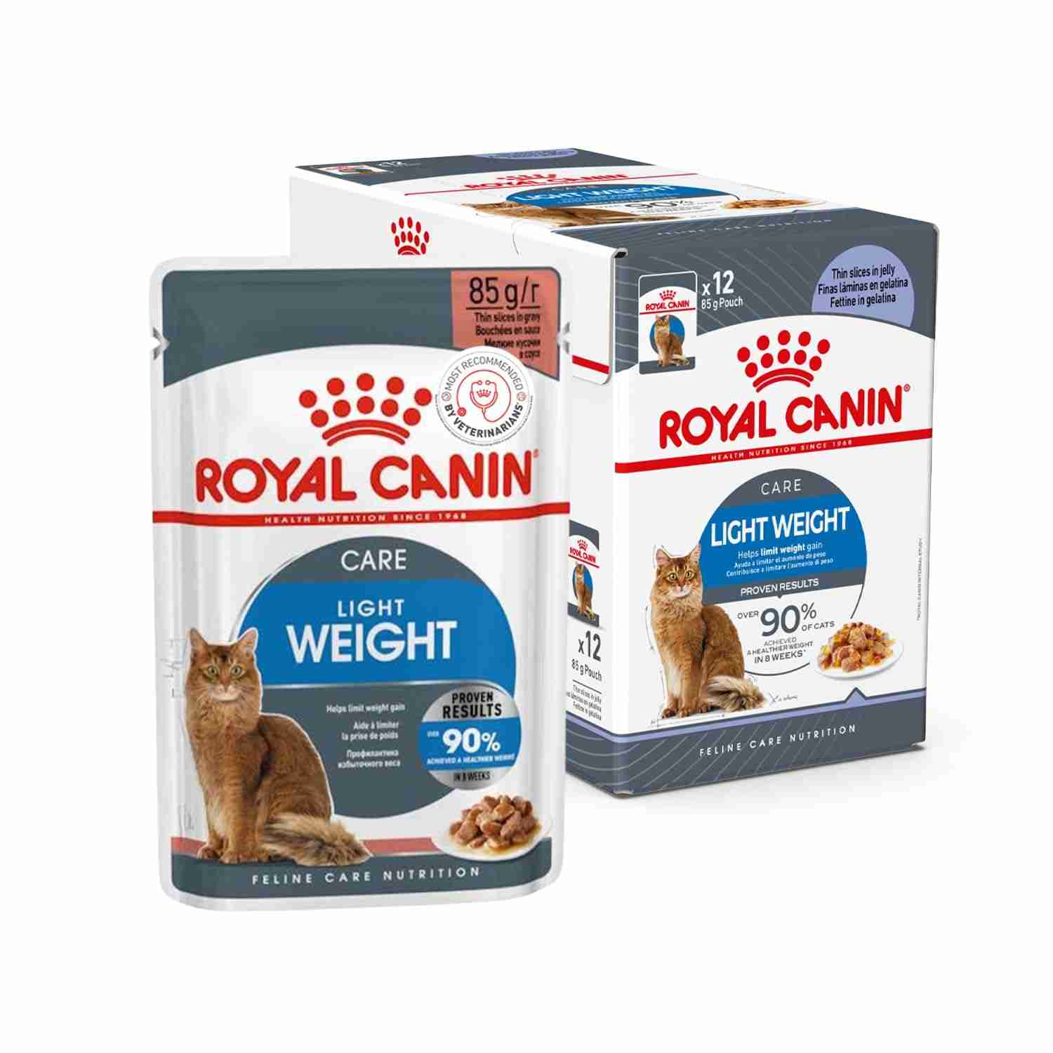 Royal Canin Light Weight Care Gravy Wet Cat Food, 85g