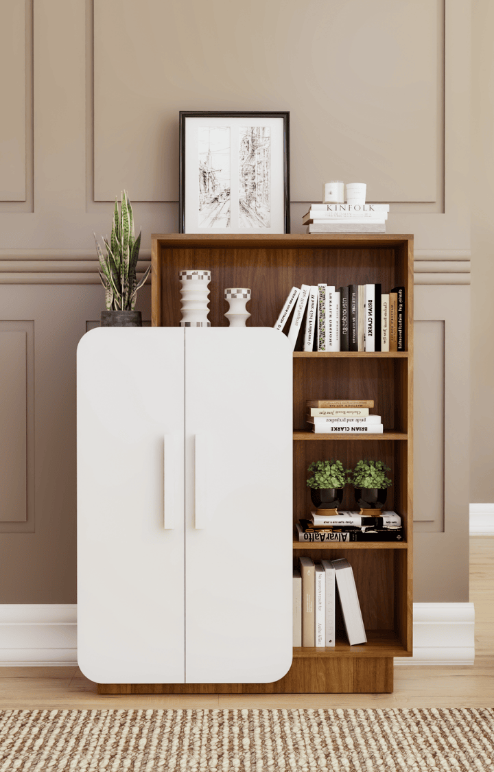Haven Bookshelf - Frosty White
