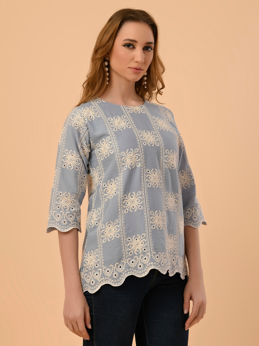 ALBION SMART LADIES B (SKY) TOP