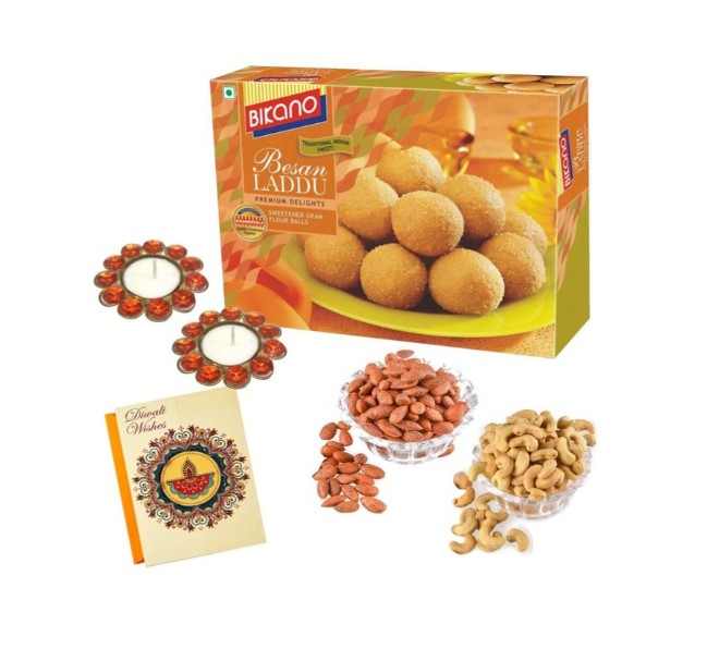 Bikano Besan laddoo 400 gm and dryfruits-Diwali special (Bikano, Punjabi Bagh)
