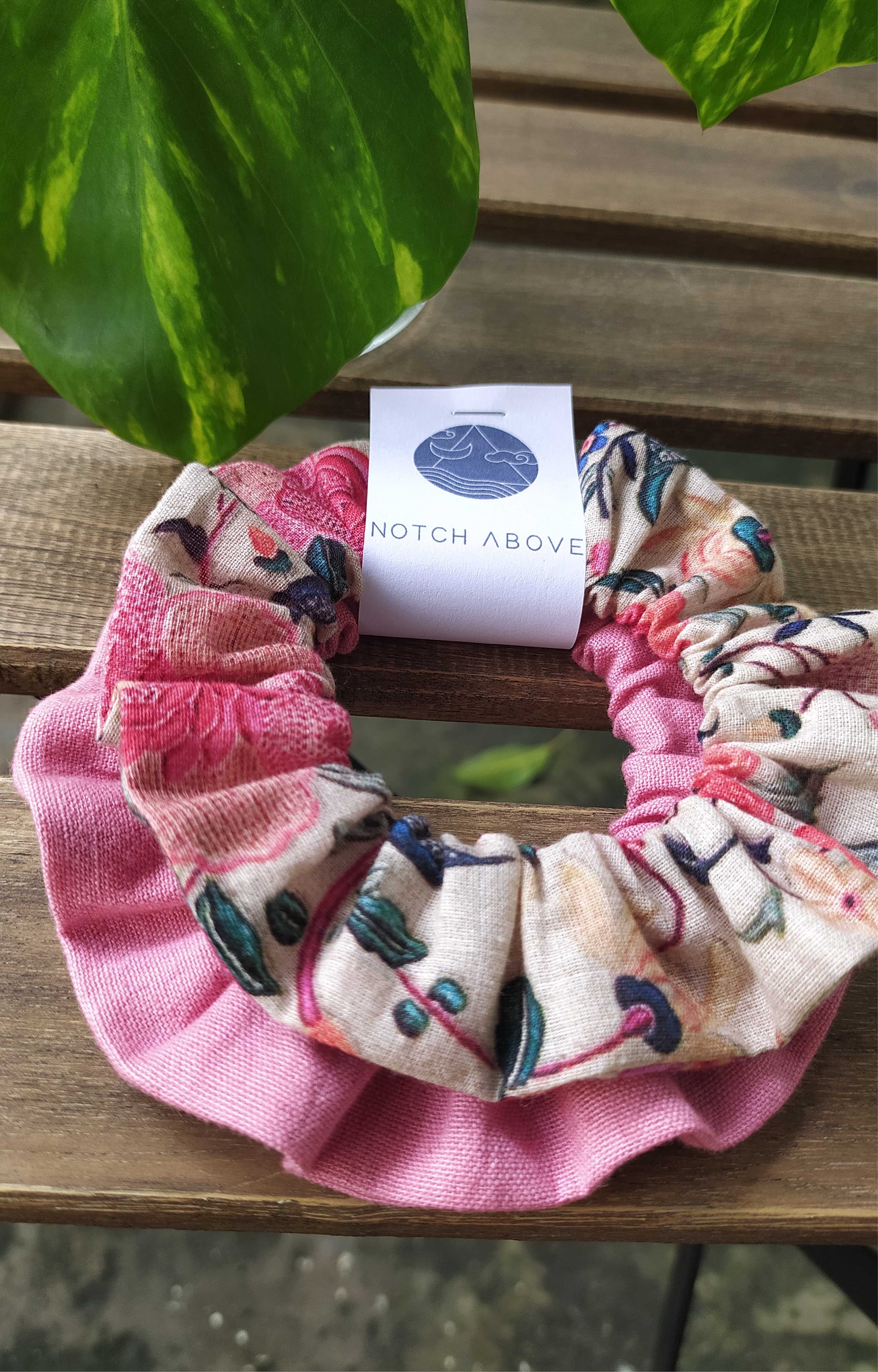 Notch Above | Upcycled Scrunchie Pair undefined