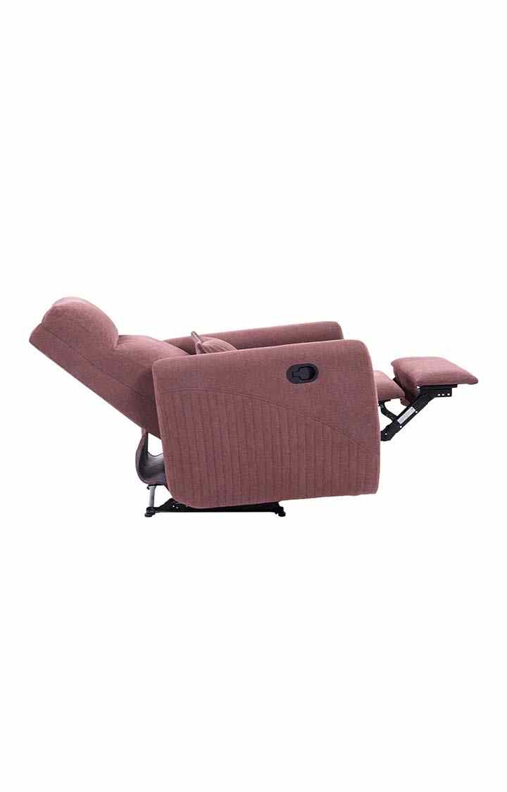 neudot Eazy Boy Single Seater Fabric Recliner - Ceramic Pink
