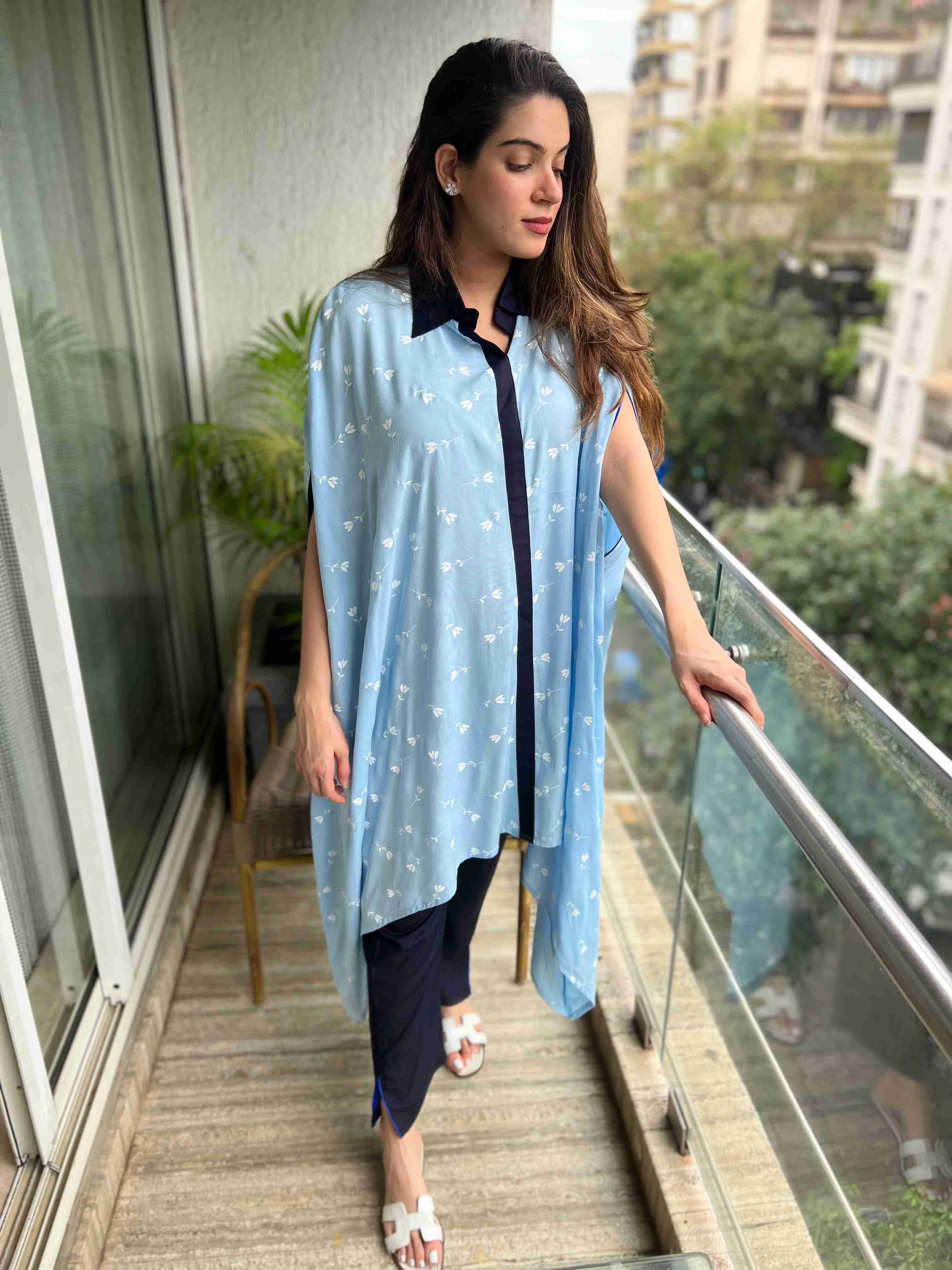 Summer blue Kaftan