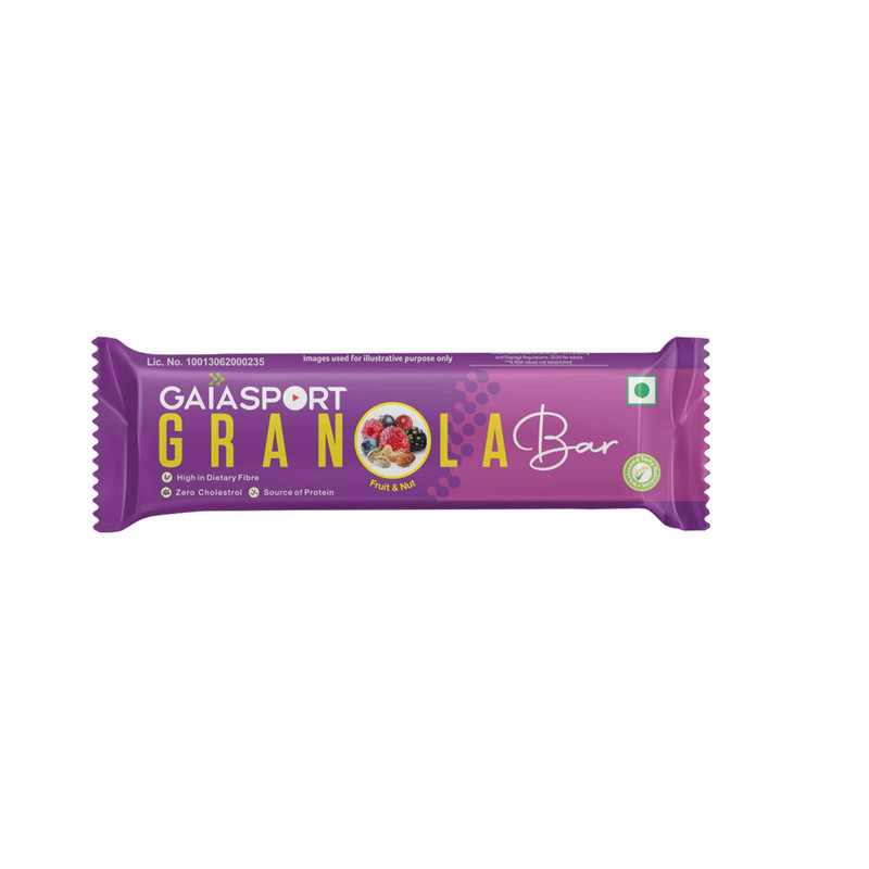 GAIA | Sport Fruit & Nut Granola Bar | Pack of 12